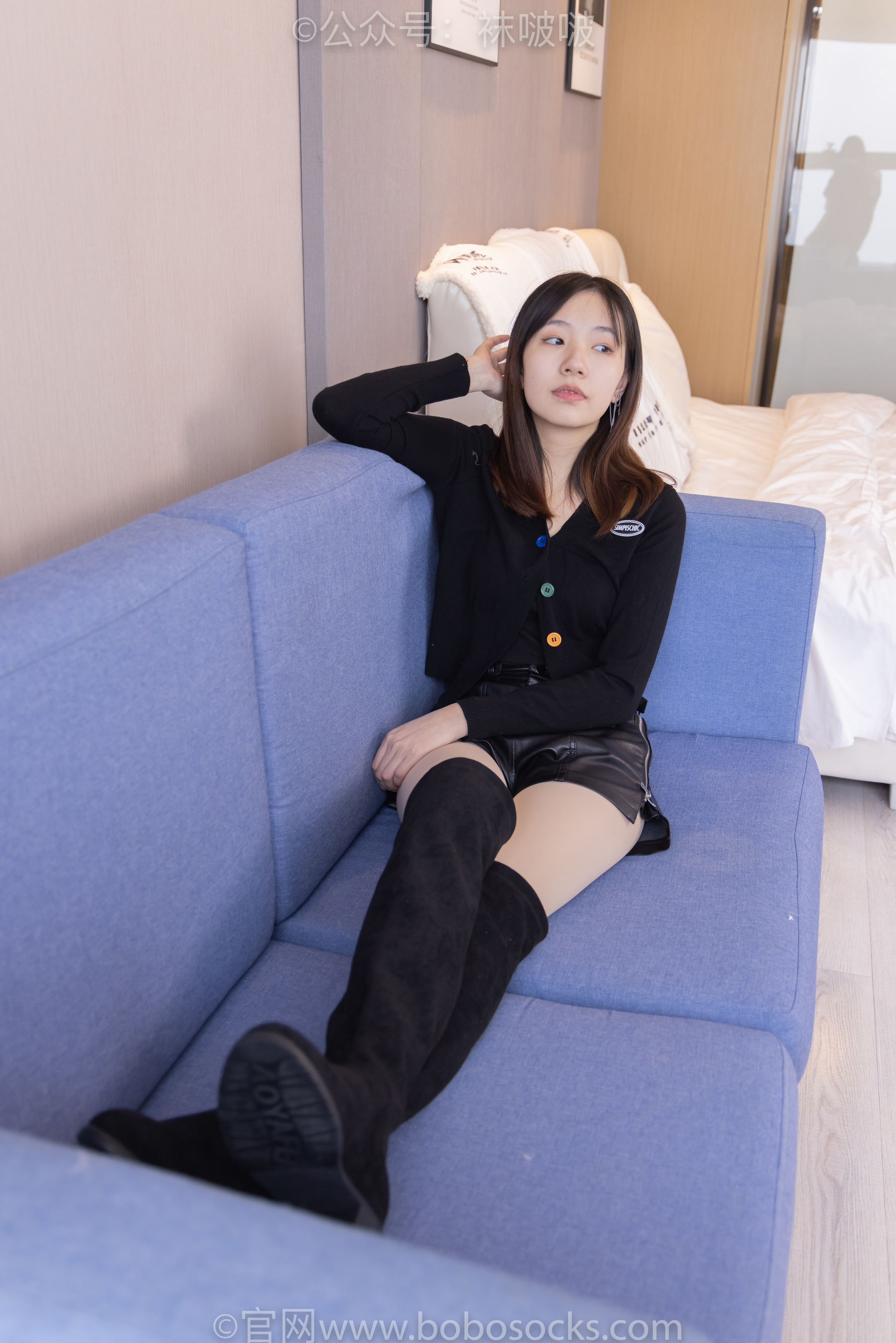 BoBoSocks袜啵啵 No.072 小甜豆-两双长靴、厚黑丝、厚肉丝