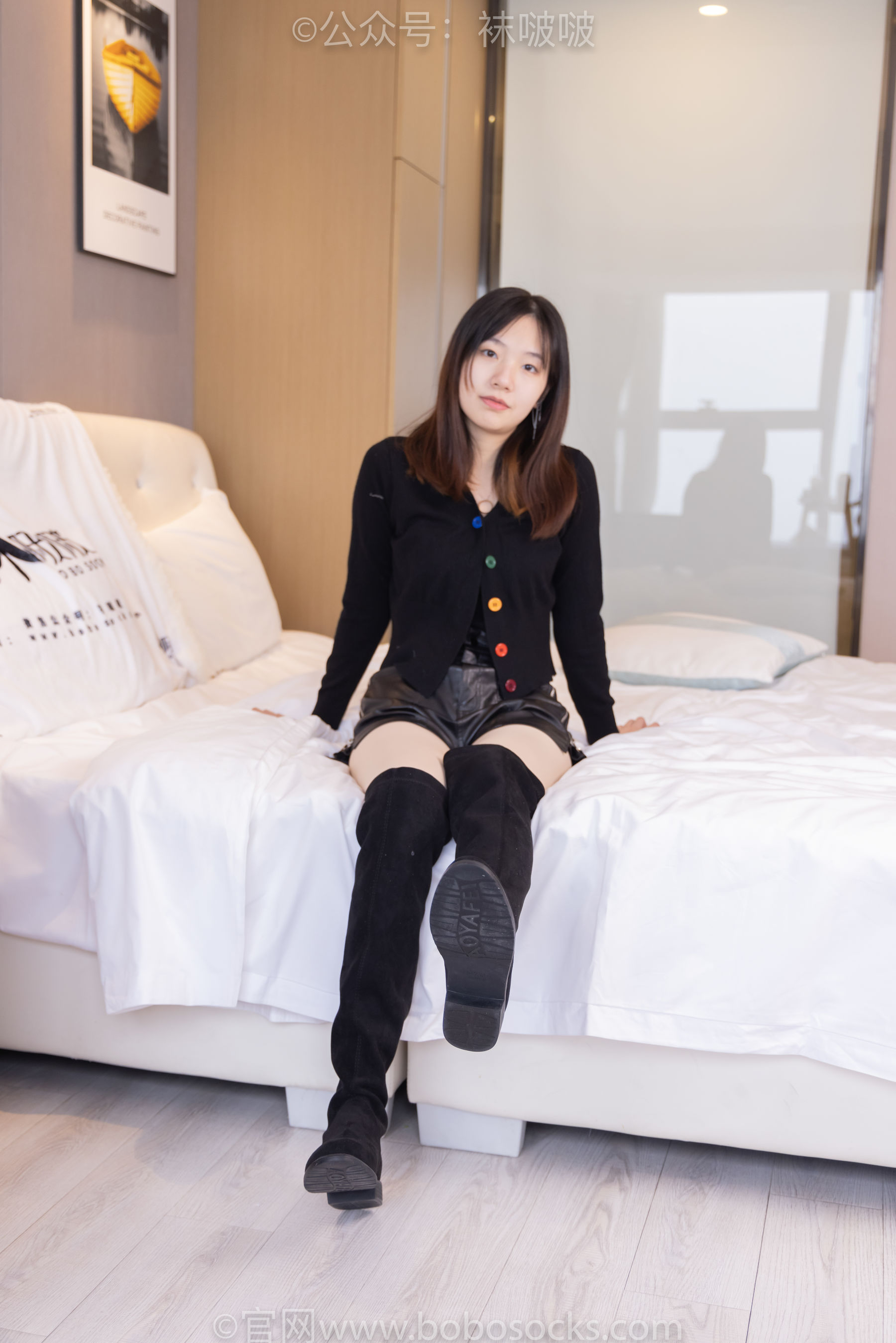 BoBoSocks袜啵啵 No.072 小甜豆-两双长靴、厚黑丝、厚肉丝