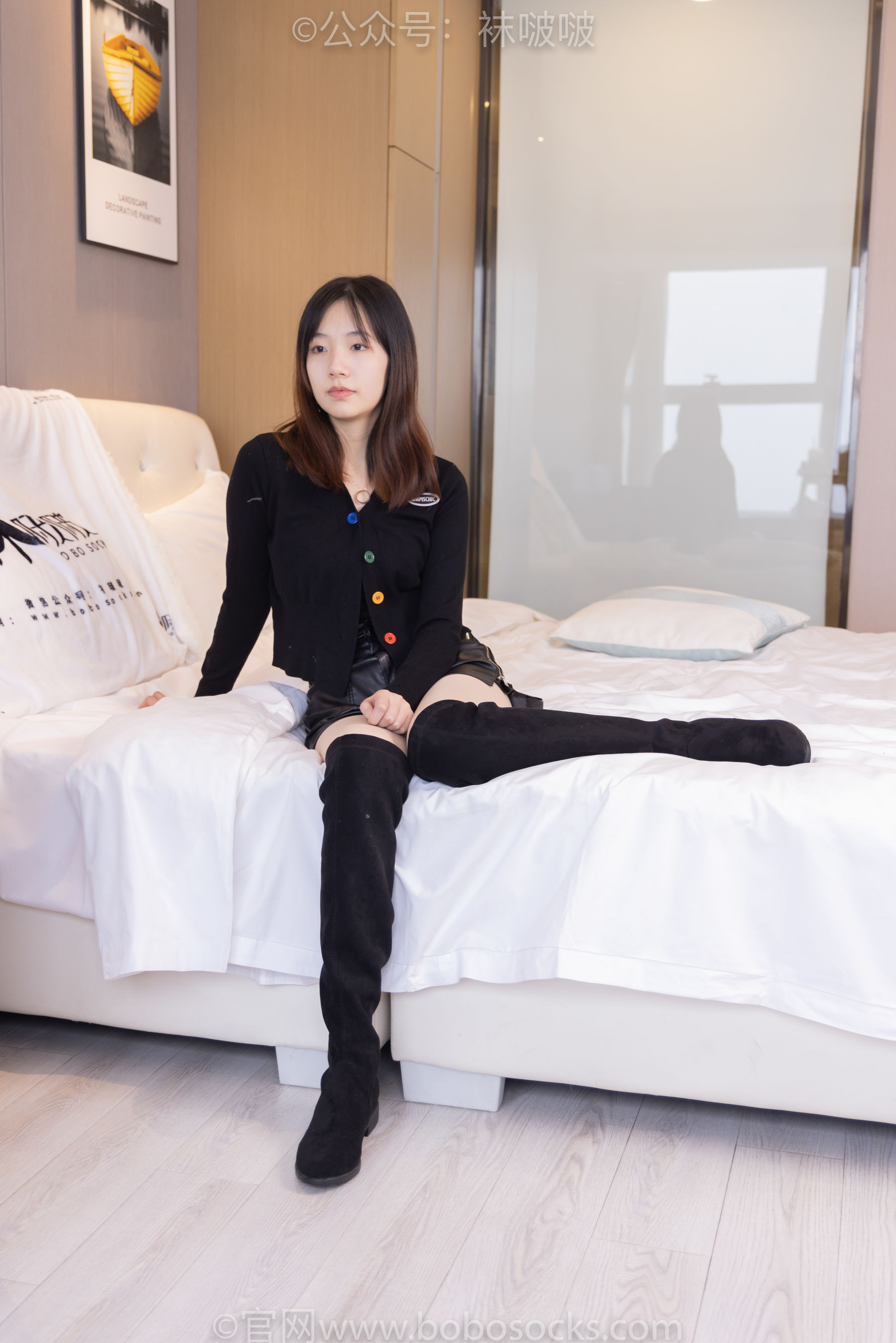 BoBoSocks袜啵啵 No.072 小甜豆-两双长靴、厚黑丝、厚肉丝