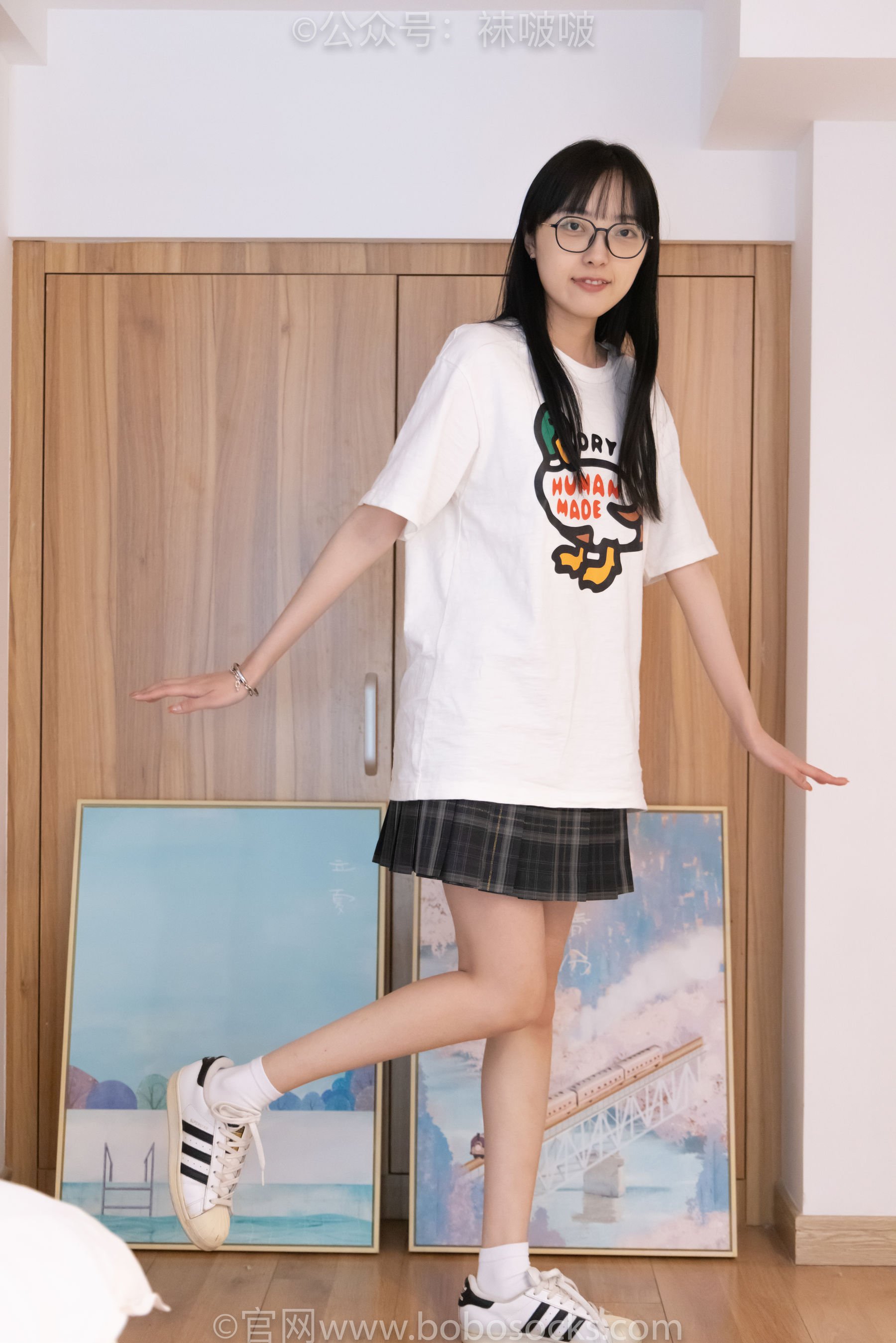BoBoSocks袜啵啵 No.073 稚予-贝壳头、白棉袜、裸足