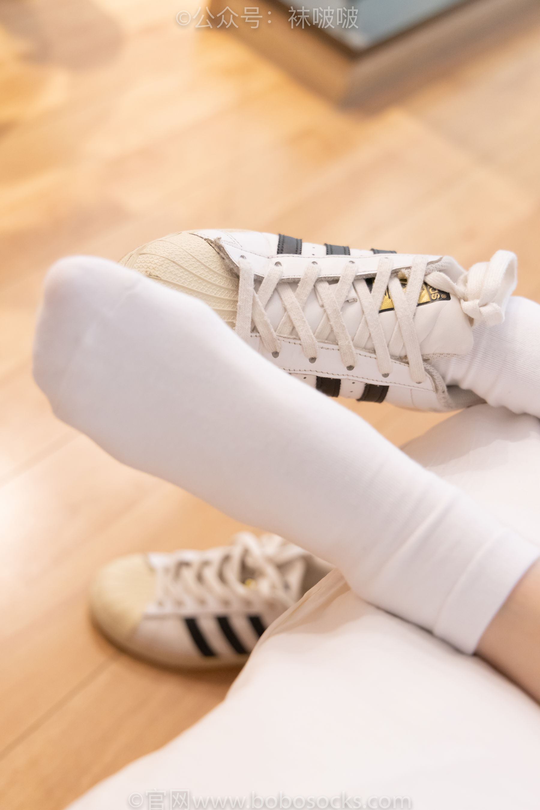 BoBoSocks袜啵啵 No.073 稚予-贝壳头、白棉袜、裸足