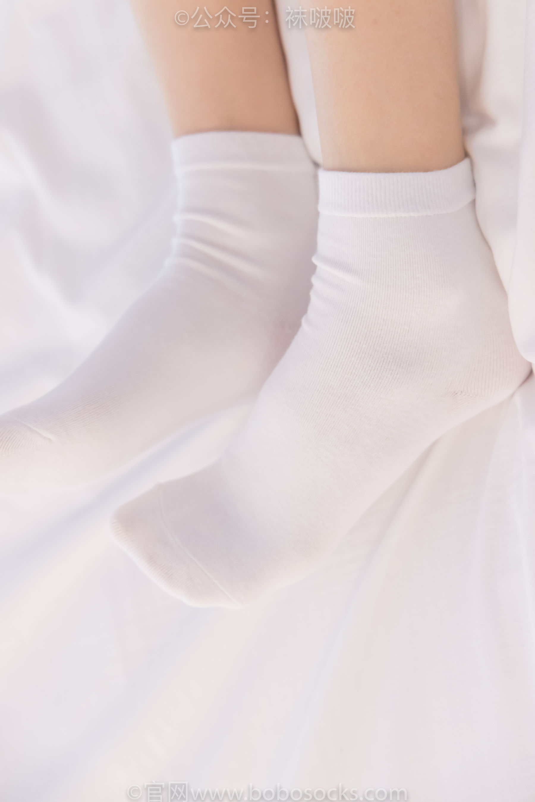 BoBoSocks袜啵啵 No.073 稚予-贝壳头、白棉袜、裸足