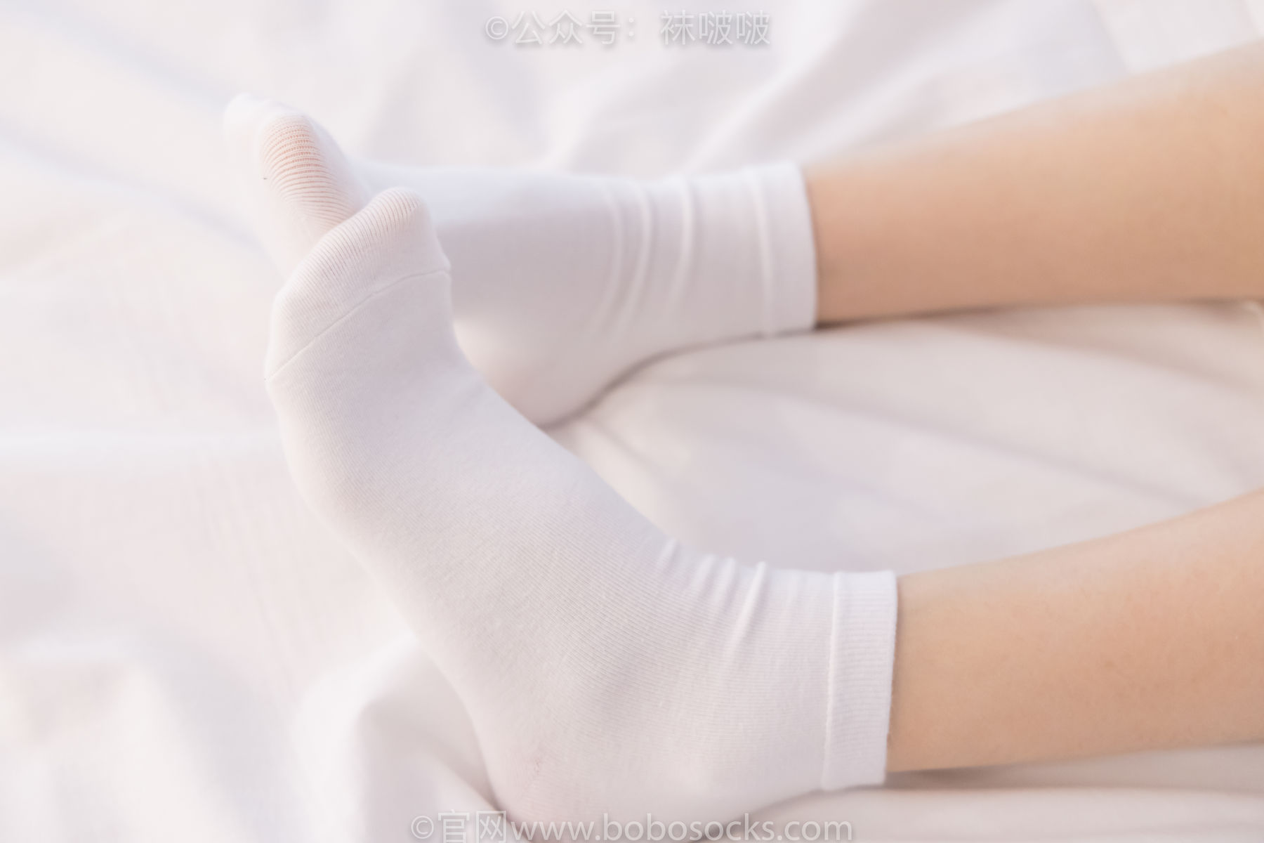 BoBoSocks袜啵啵 No.073 稚予-贝壳头、白棉袜、裸足