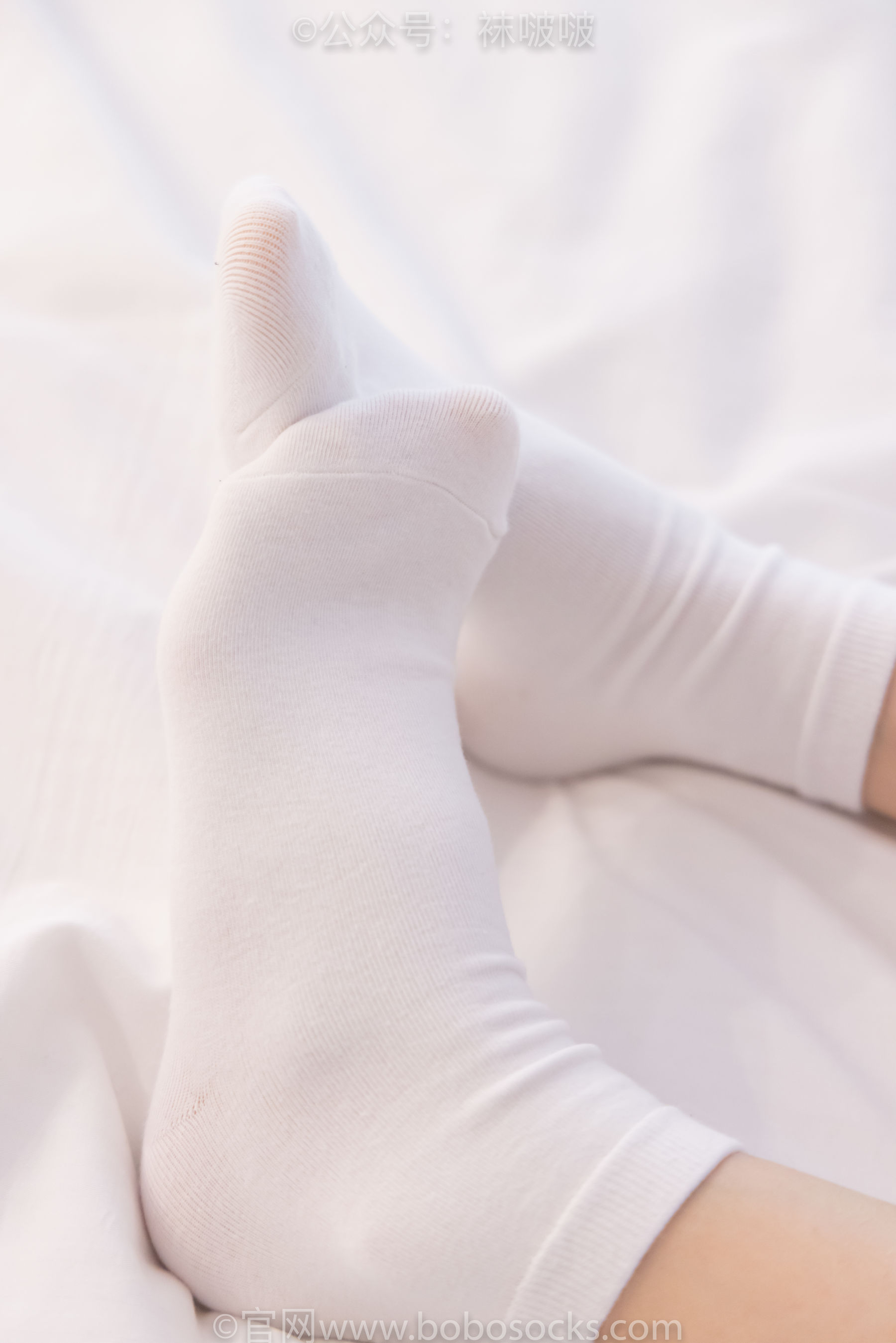 BoBoSocks袜啵啵 No.073 稚予-贝壳头、白棉袜、裸足