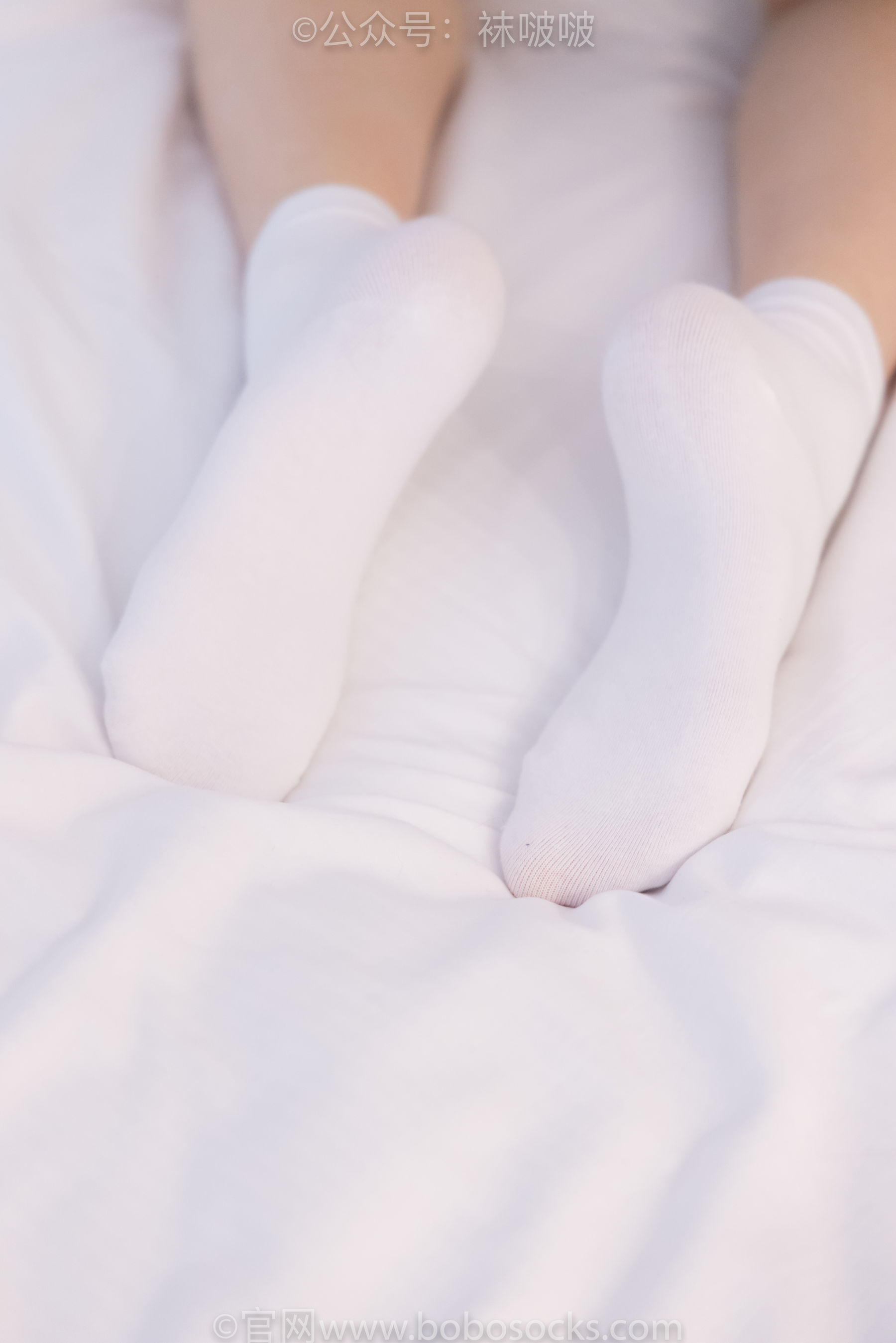 BoBoSocks袜啵啵 No.073 稚予-贝壳头、白棉袜、裸足