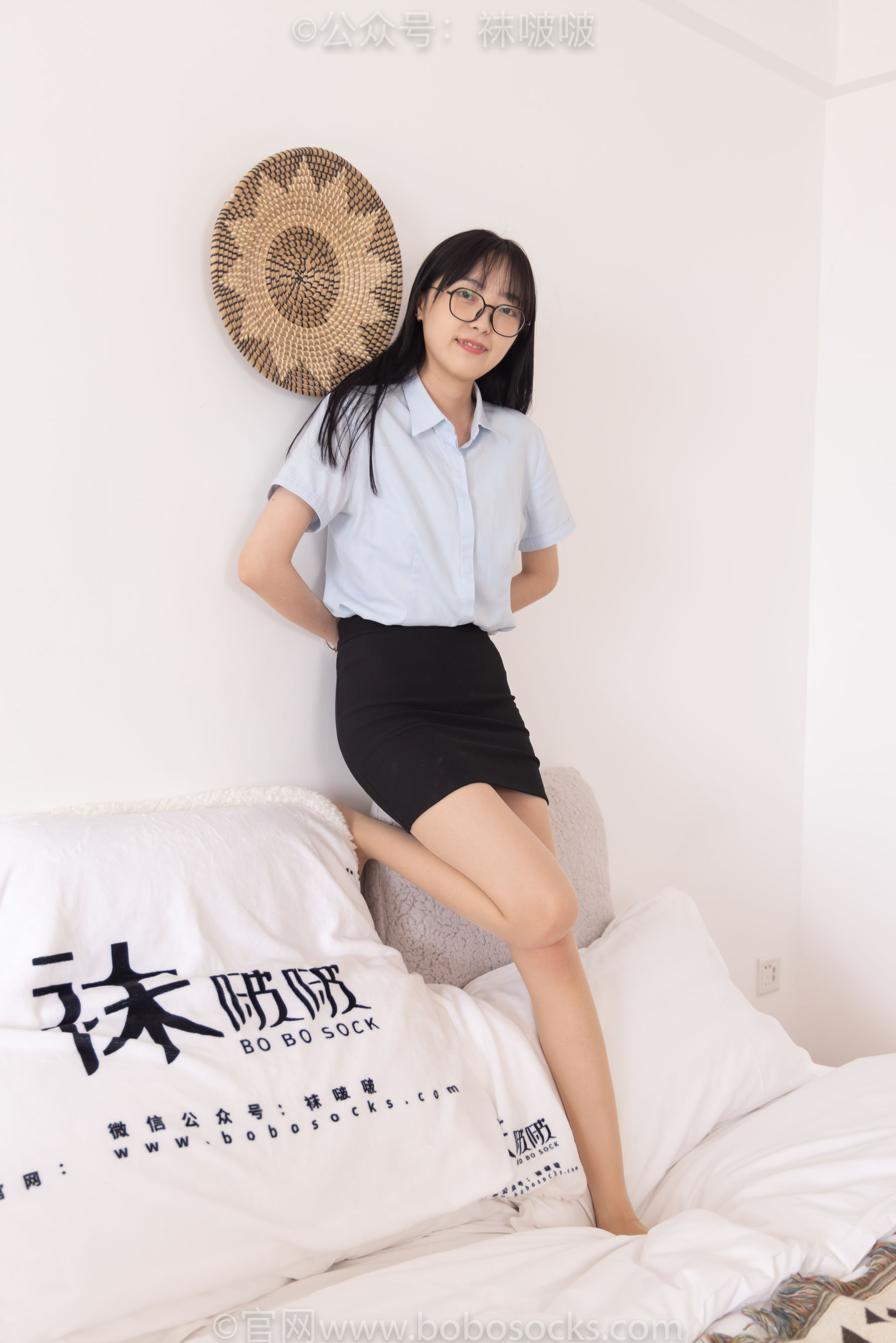BoBoSocks袜啵啵 No.076 稚予-建行制服、平底鞋、肉丝