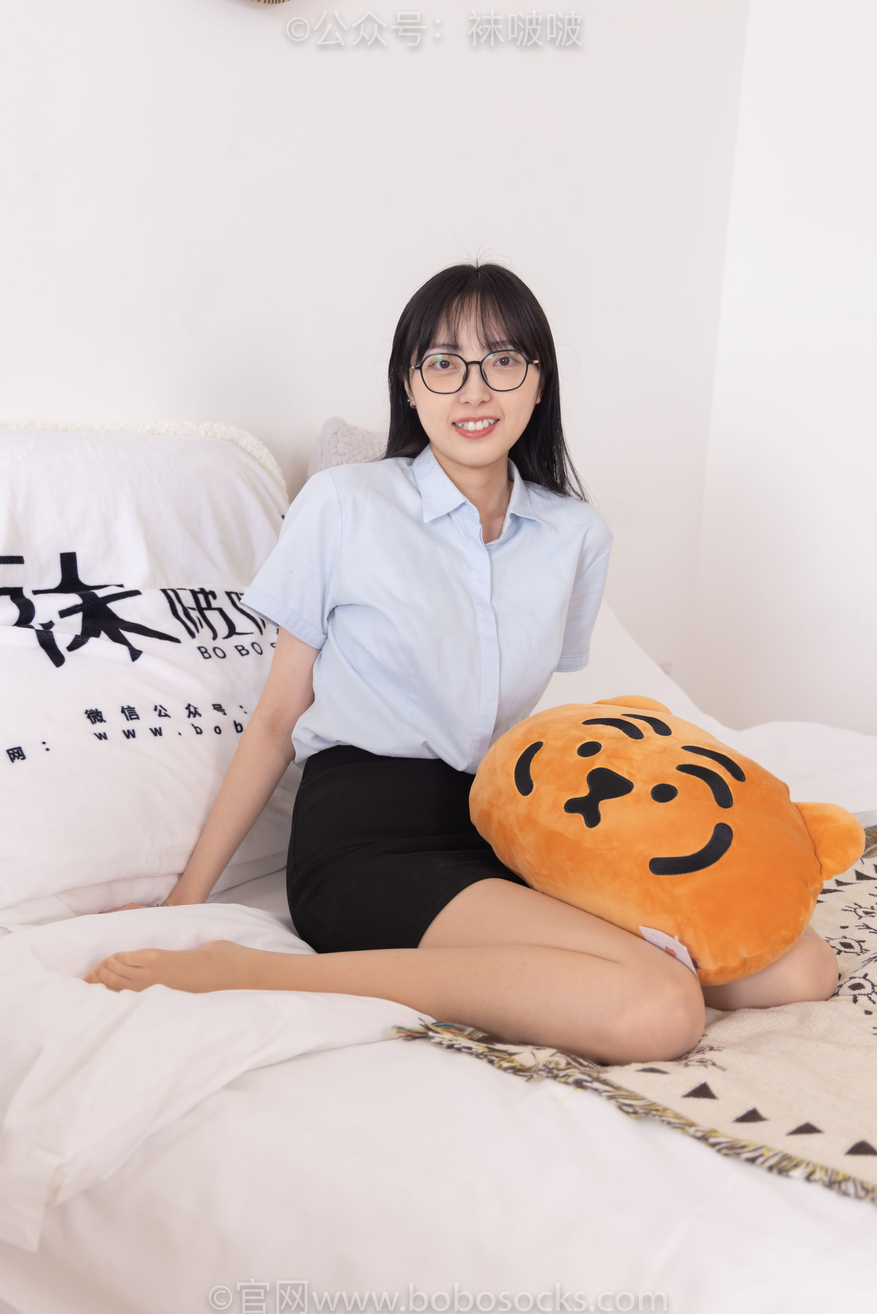BoBoSocks袜啵啵 No.076 稚予-建行制服、平底鞋、肉丝