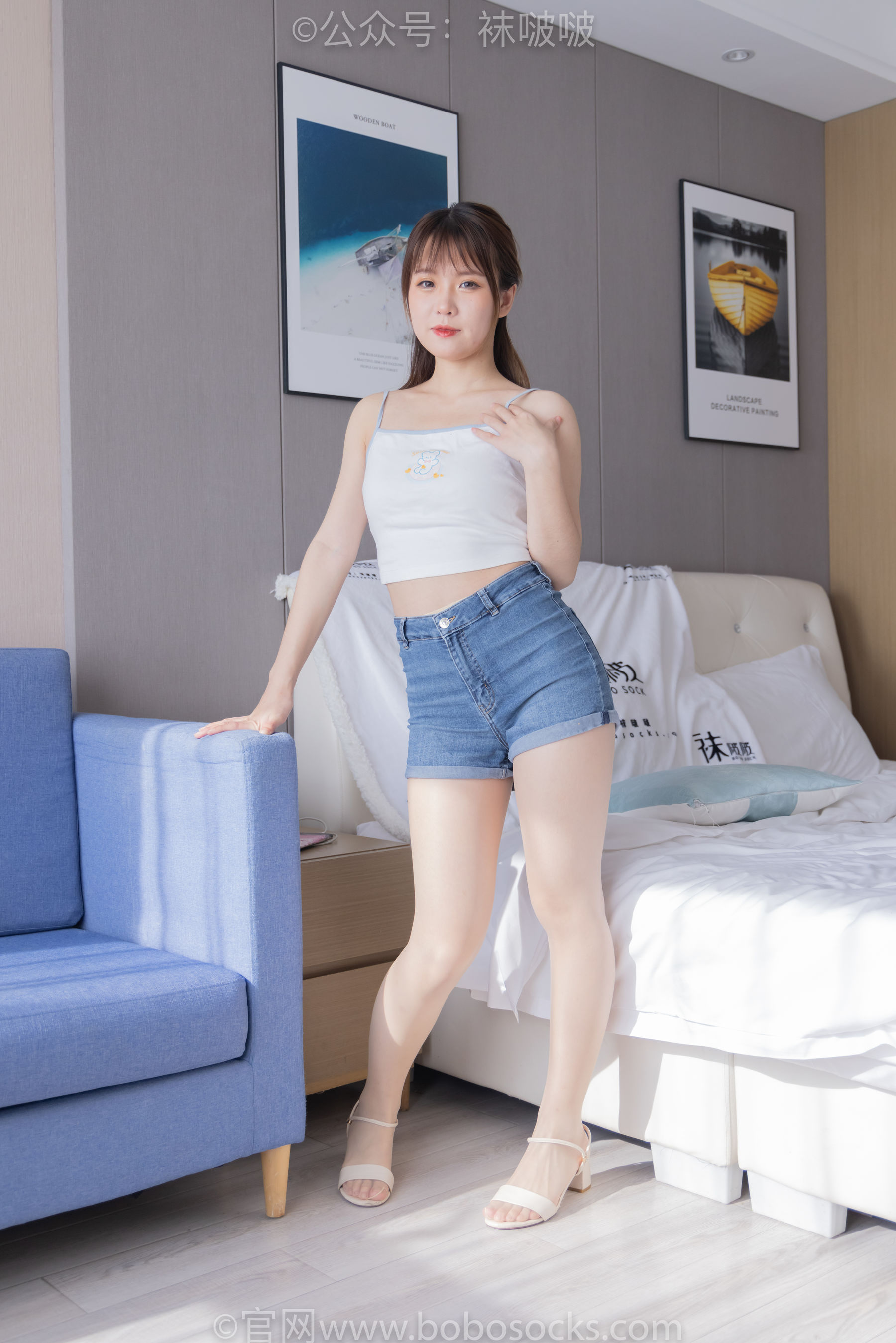 BoBoSocks袜啵啵 No.077 朵朵-凉鞋、肉丝