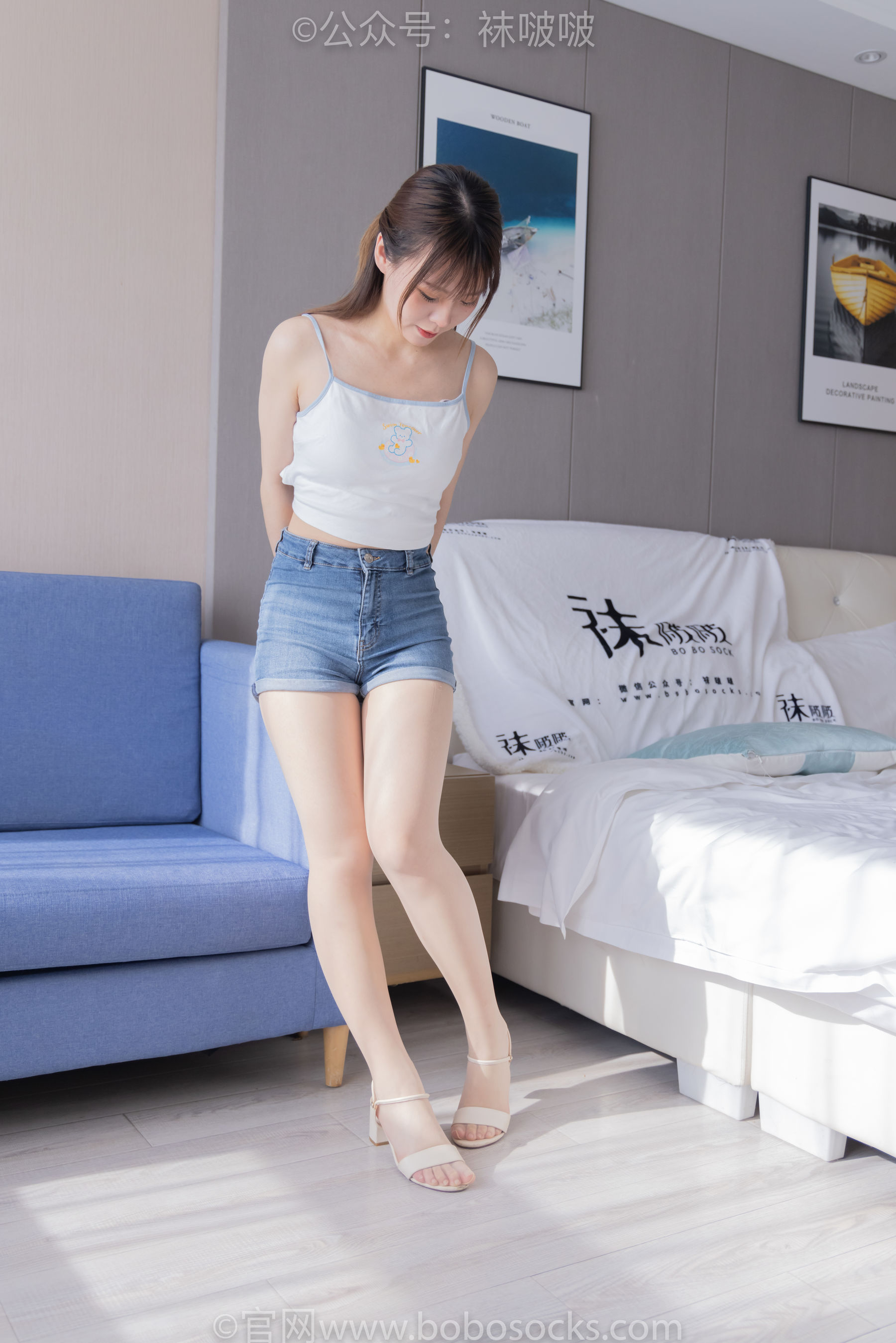 BoBoSocks袜啵啵 No.077 朵朵-凉鞋、肉丝