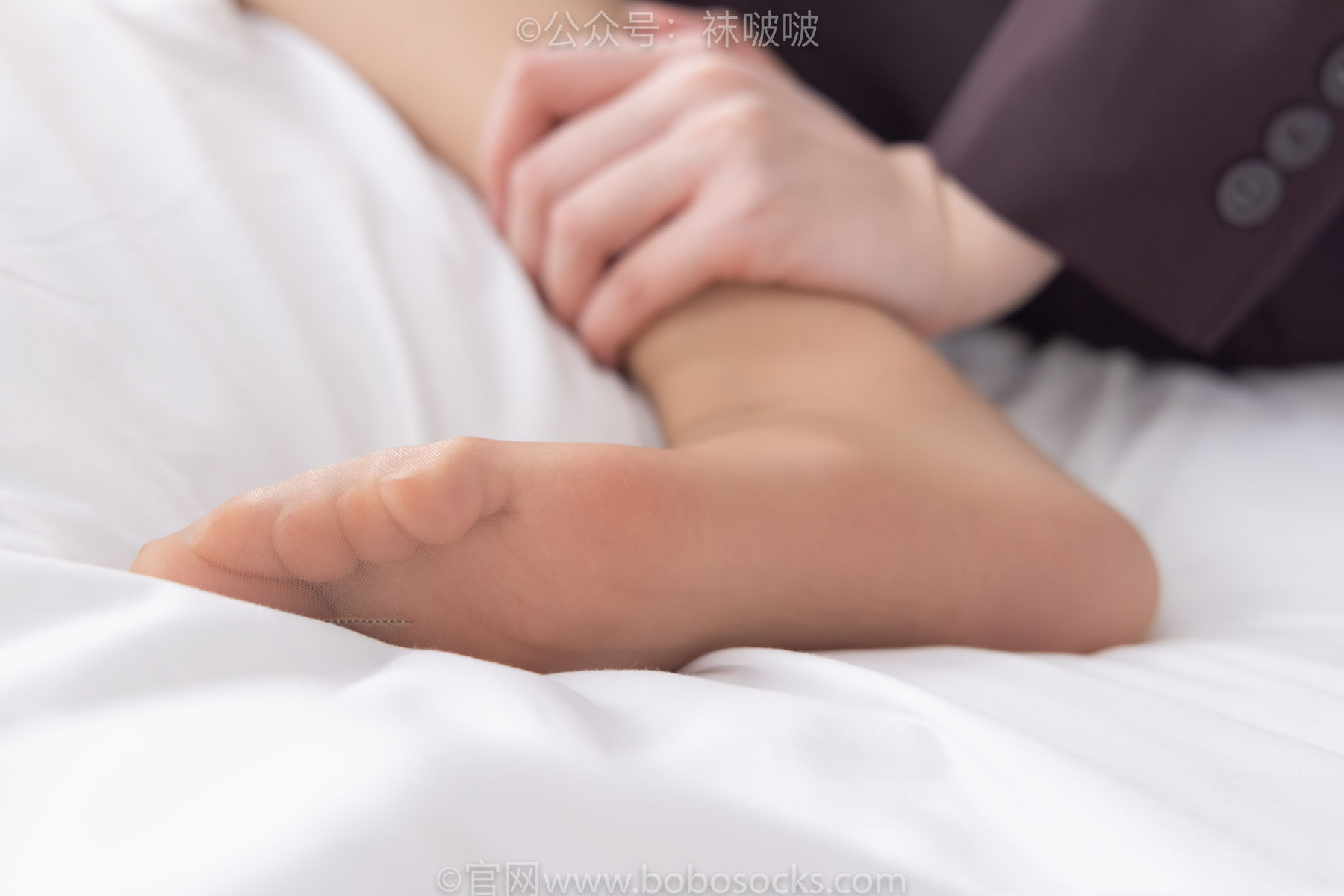BoBoSocks袜啵啵 No.078 小甜豆-招行制服、平底鞋、灰丝