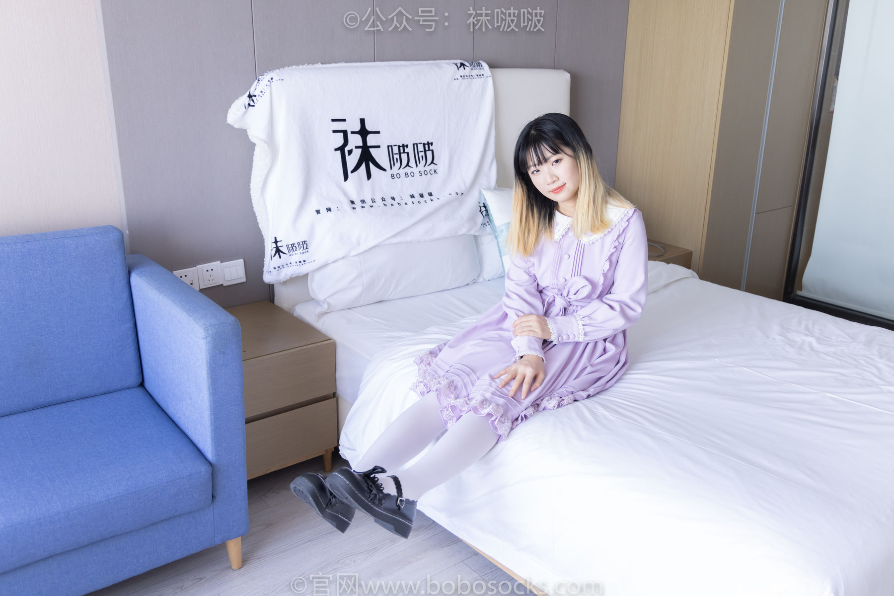 BoBoSocks袜啵啵 No.079 砂糖-皮鞋、厚白丝