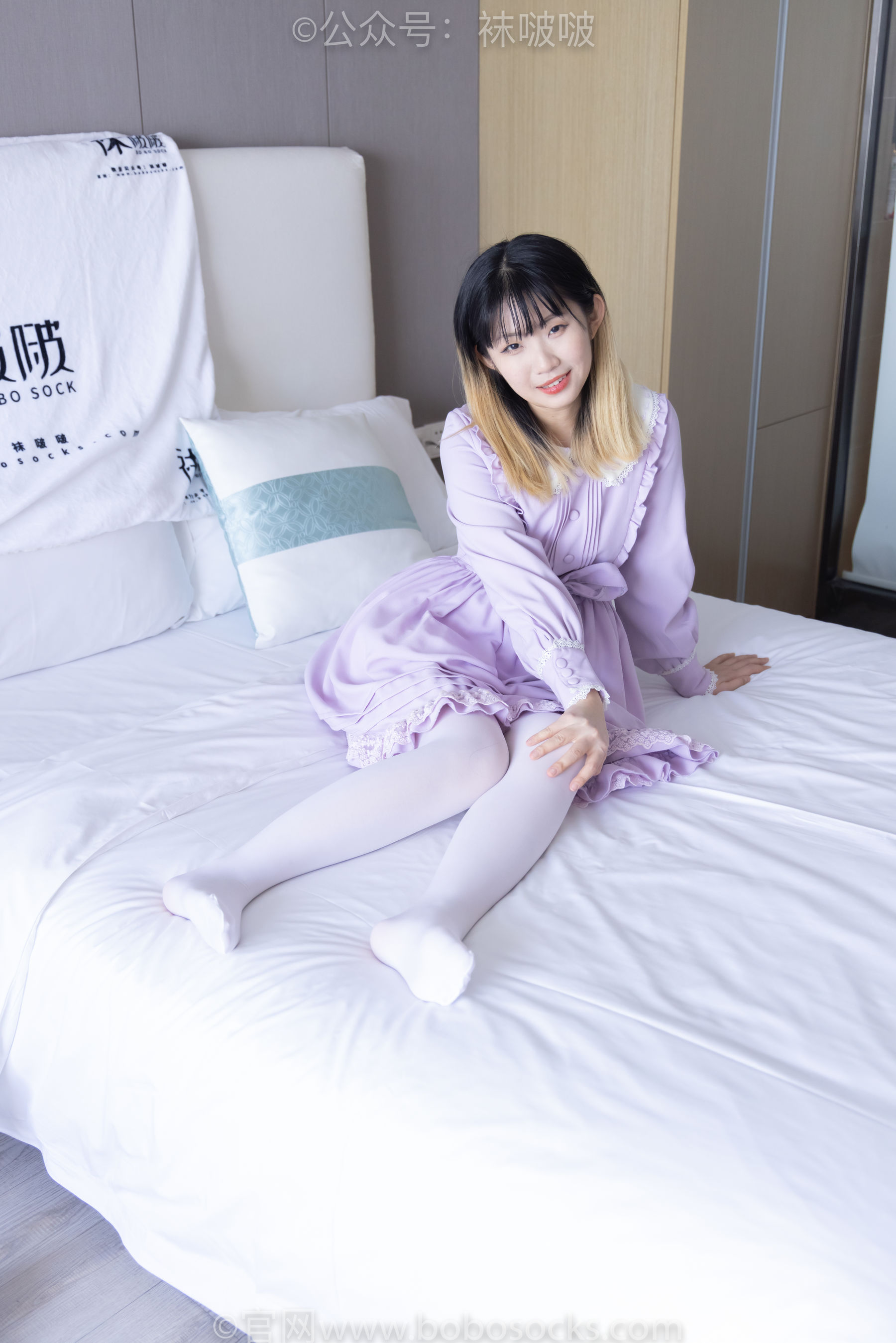 BoBoSocks袜啵啵 No.079 砂糖-皮鞋、厚白丝