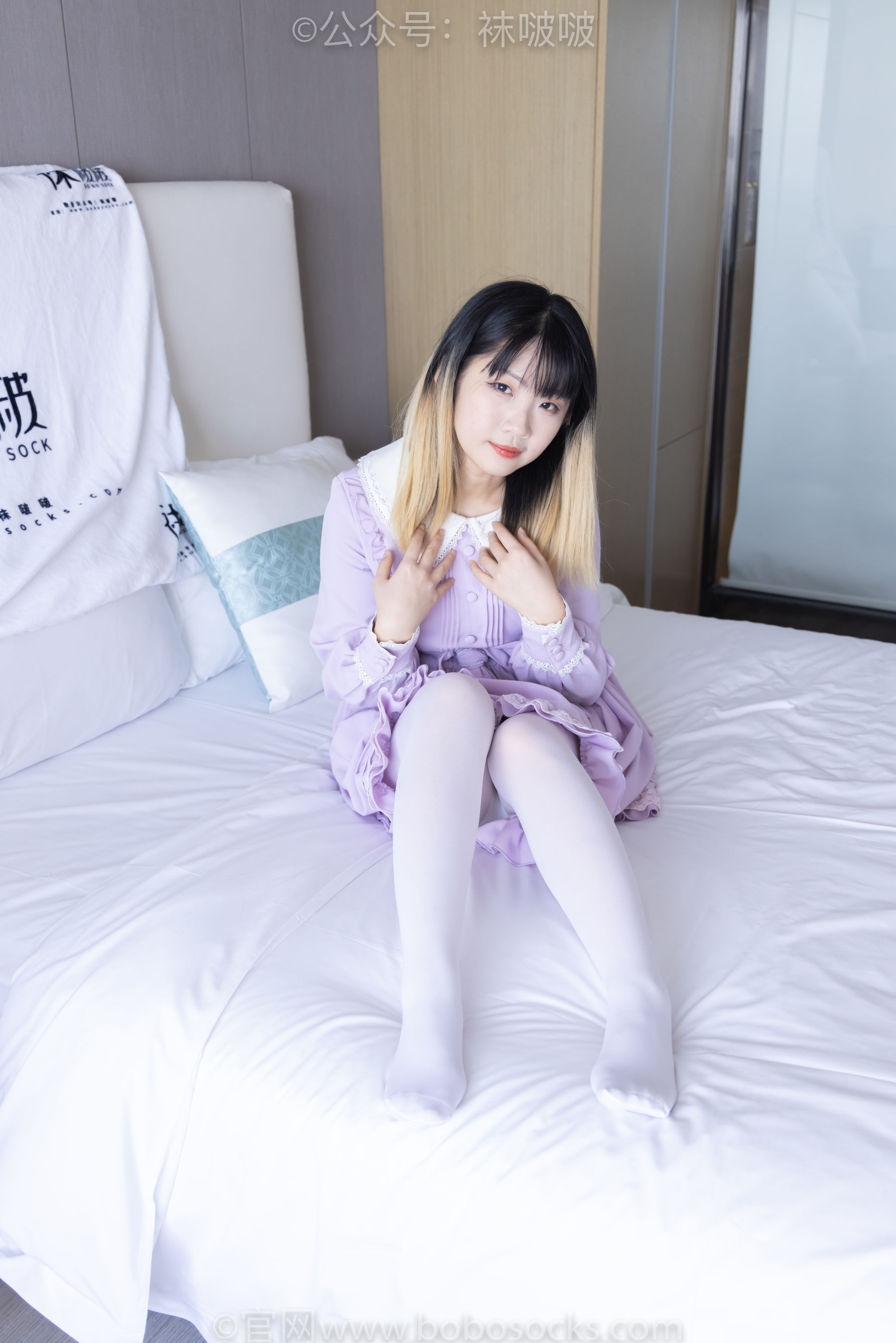 BoBoSocks袜啵啵 No.079 砂糖-皮鞋、厚白丝
