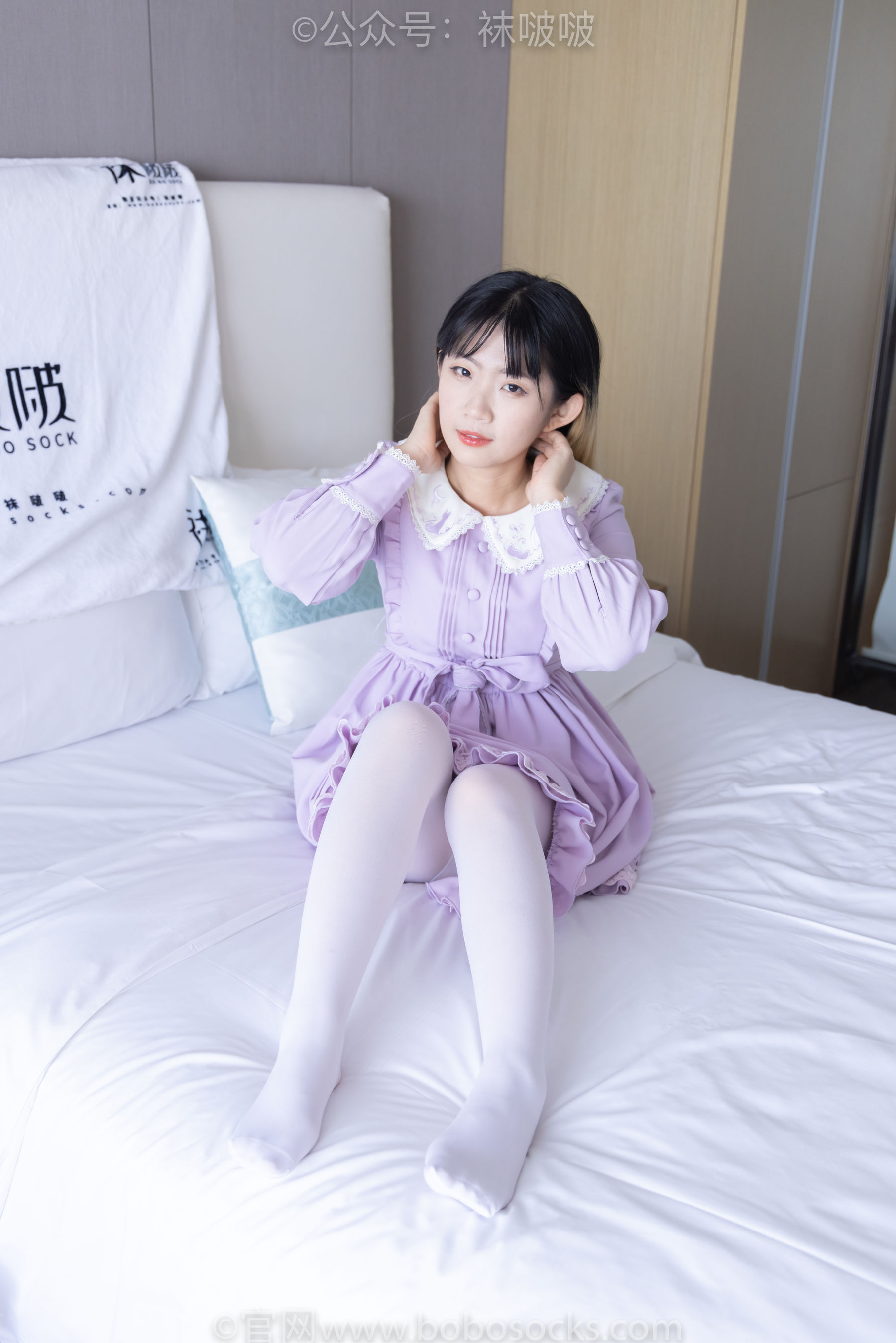BoBoSocks袜啵啵 No.079 砂糖-皮鞋、厚白丝
