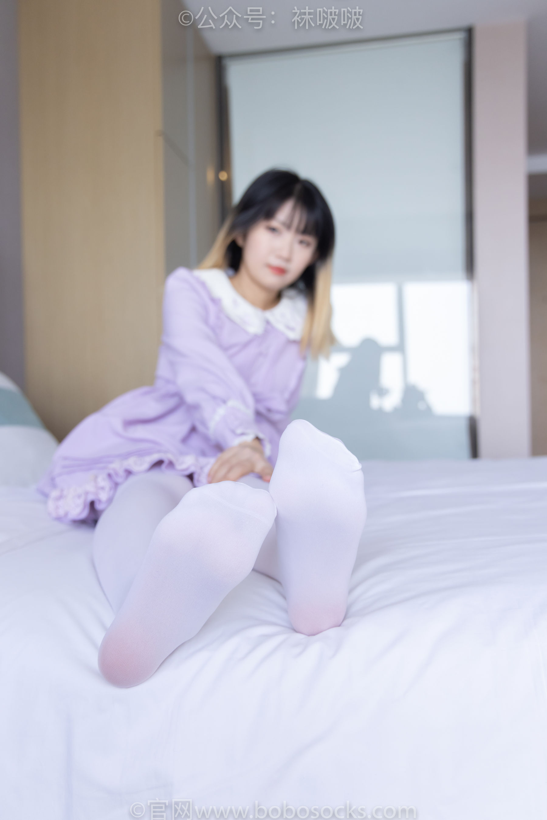 BoBoSocks袜啵啵 No.079 砂糖-皮鞋、厚白丝