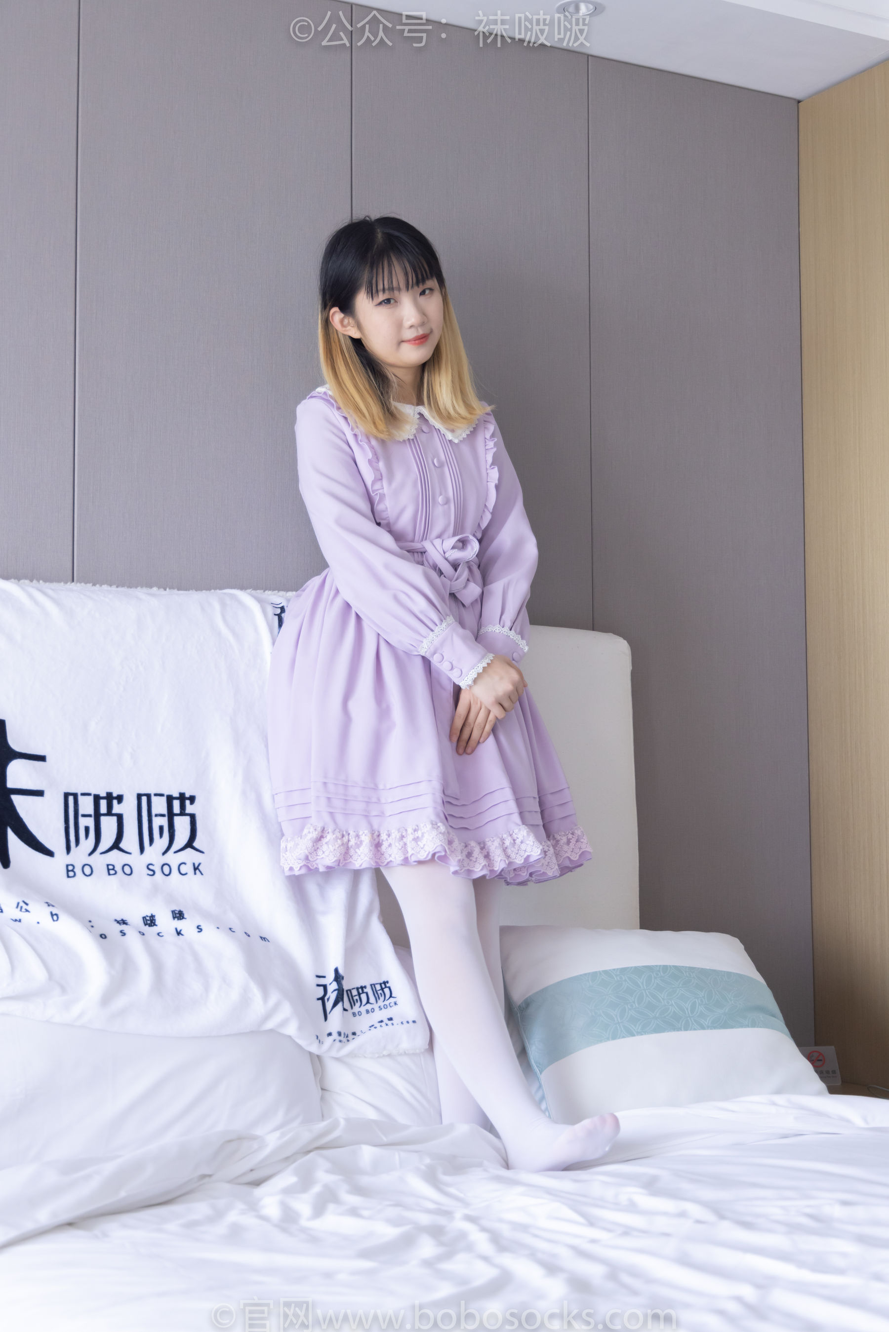 BoBoSocks袜啵啵 No.079 砂糖-皮鞋、厚白丝