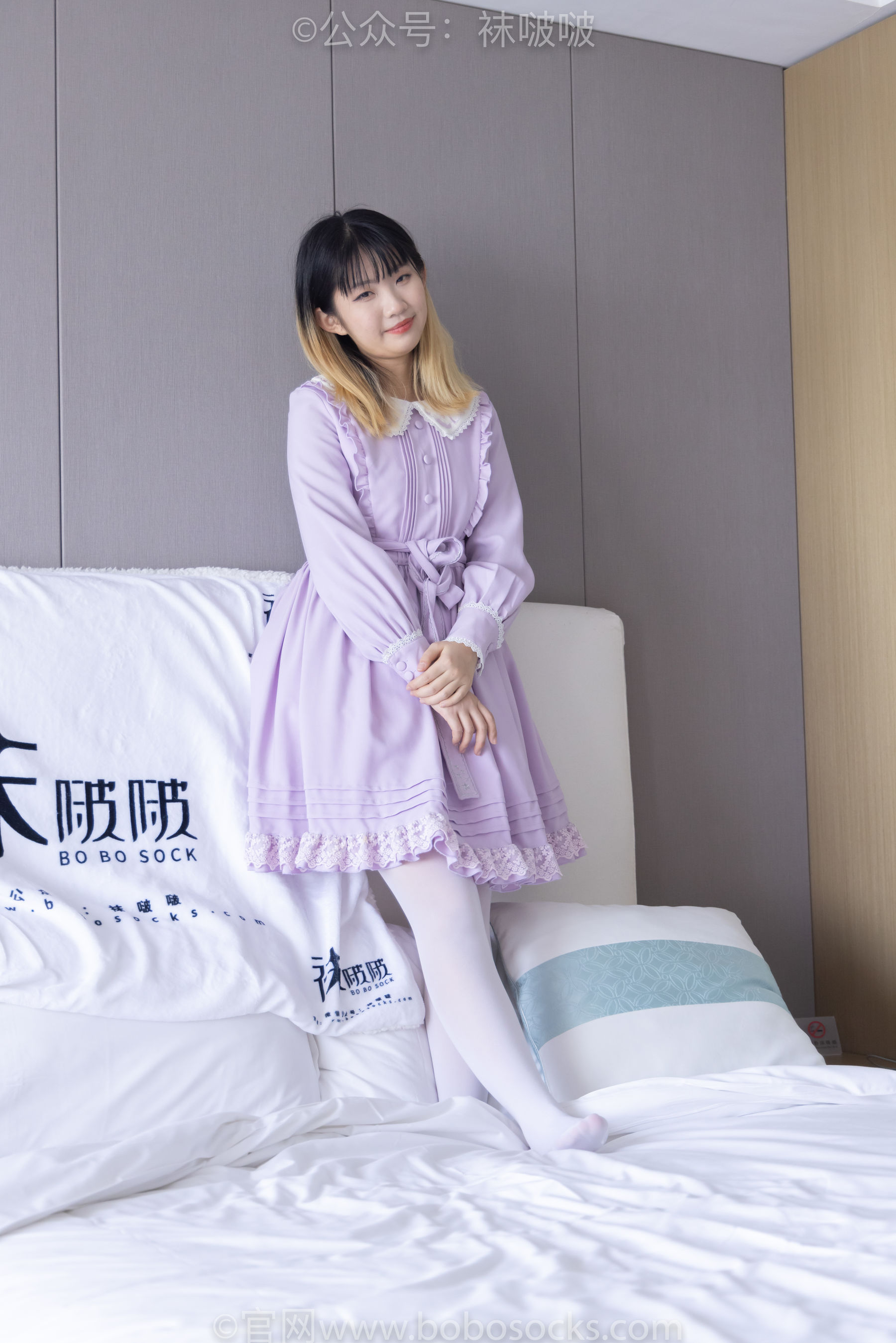BoBoSocks袜啵啵 No.079 砂糖-皮鞋、厚白丝