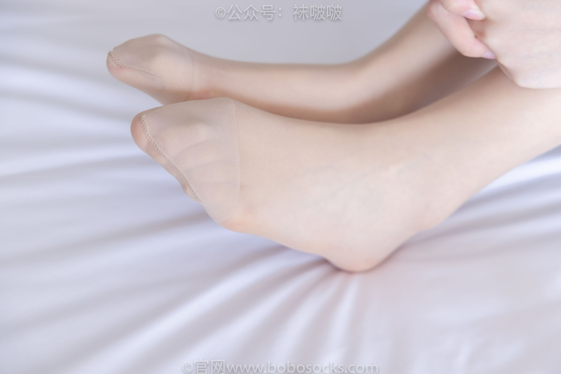 BoBoSocks袜啵啵 No.080 小甜豆-帆布鞋、白棉袜、肉丝