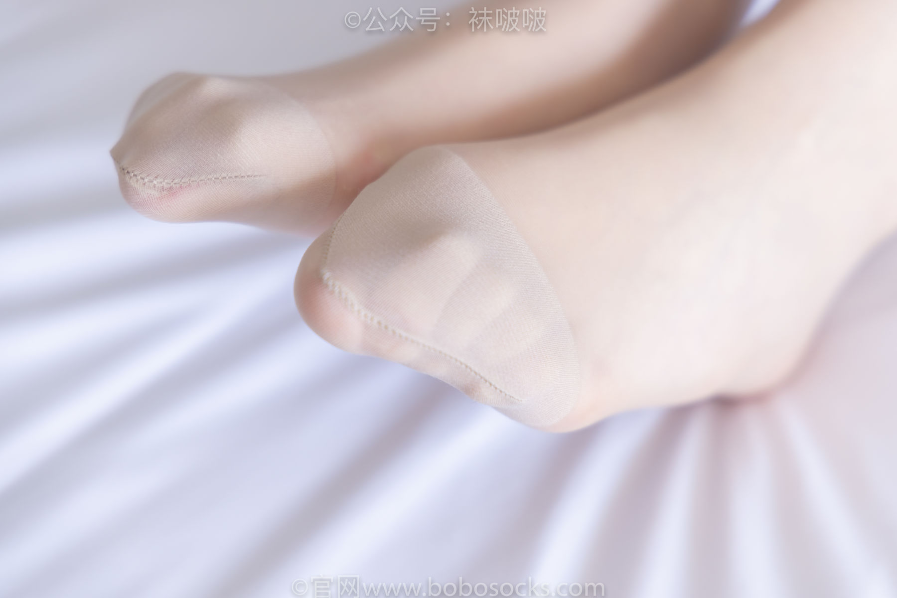 BoBoSocks袜啵啵 No.080 小甜豆-帆布鞋、白棉袜、肉丝