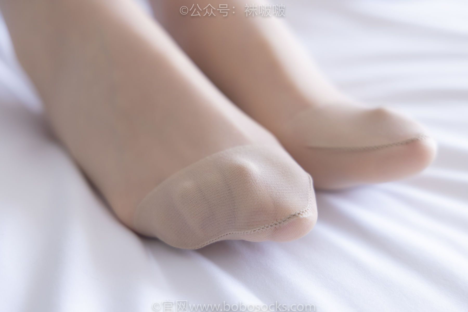 BoBoSocks袜啵啵 No.080 小甜豆-帆布鞋、白棉袜、肉丝