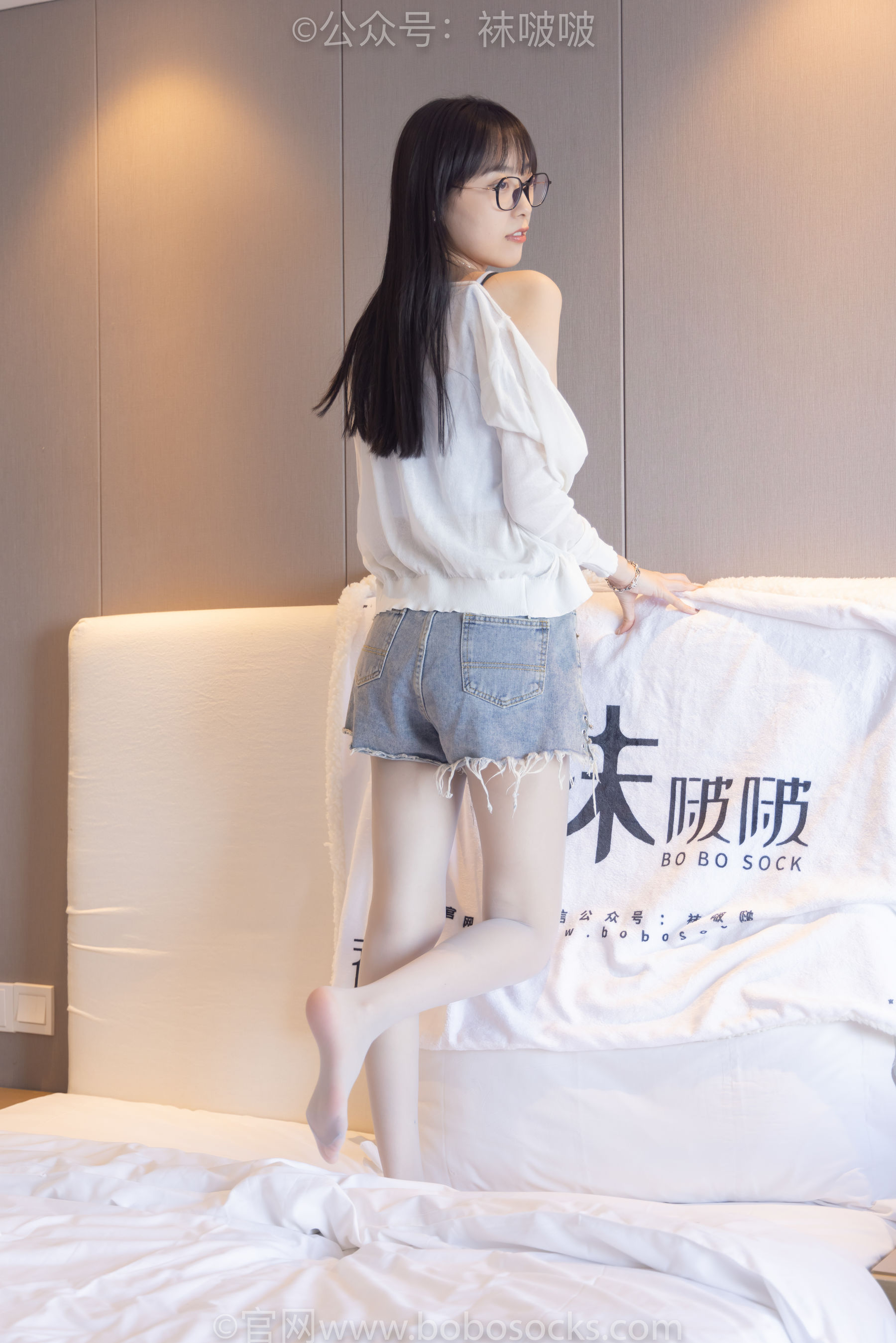 BoBoSocks袜啵啵 No.083 稚予-高跟鞋、凉鞋、白丝、裸足涂白色指甲油剧情
