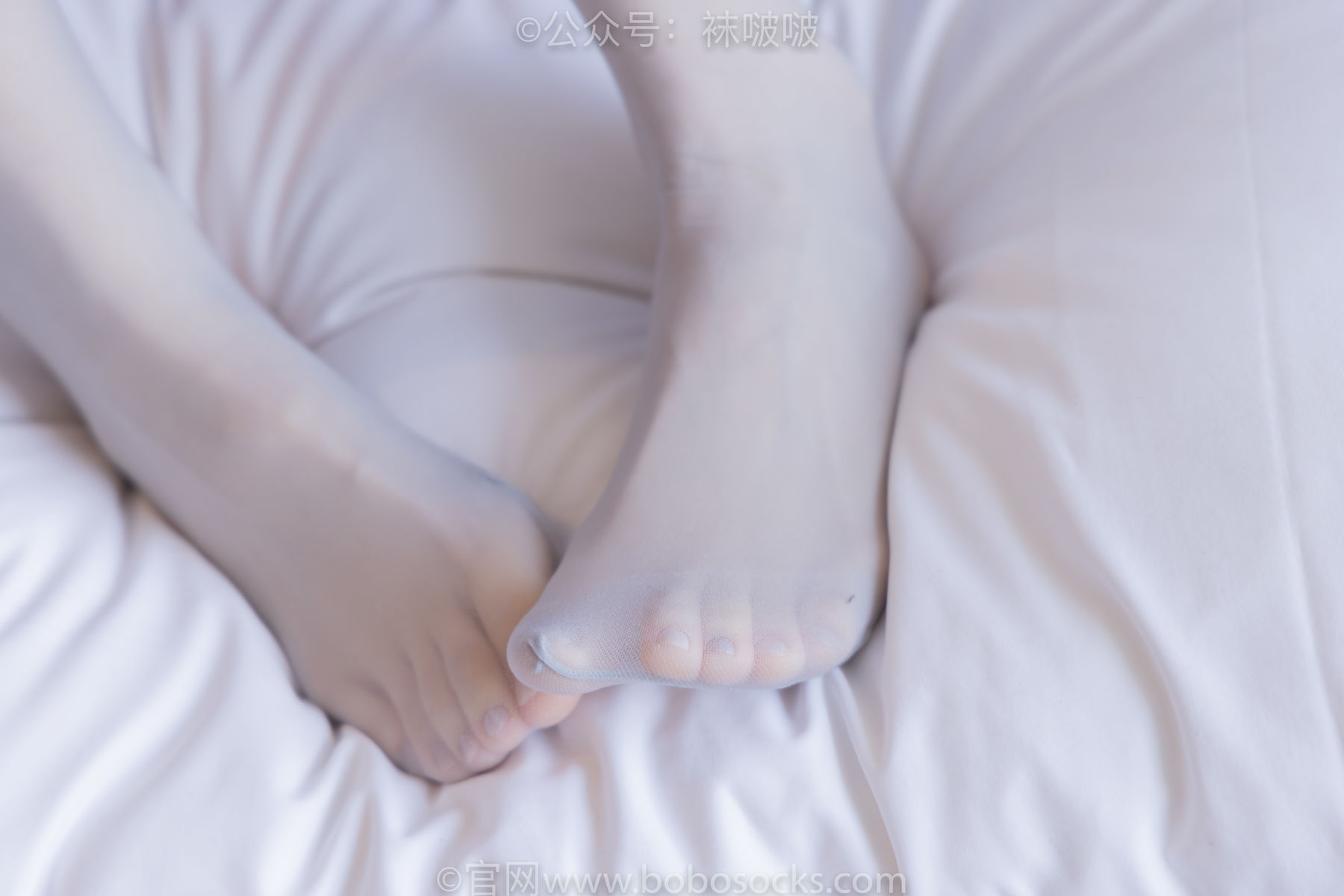 BoBoSocks袜啵啵 No.083 稚予-高跟鞋、凉鞋、白丝、裸足涂白色指甲油剧情