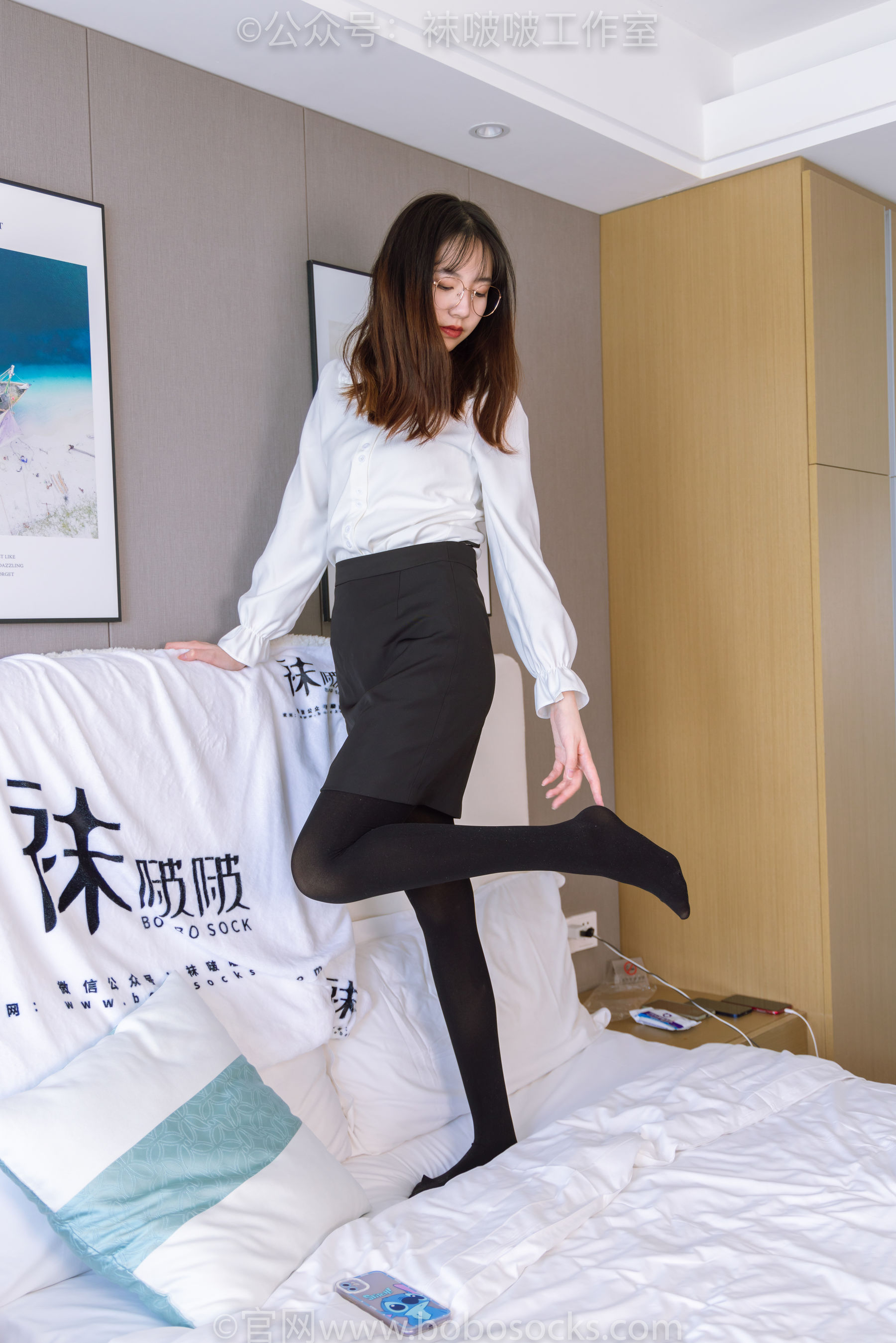 BoBoSocks袜啵啵 No.090 小甜豆-高跟鞋、厚黑丝