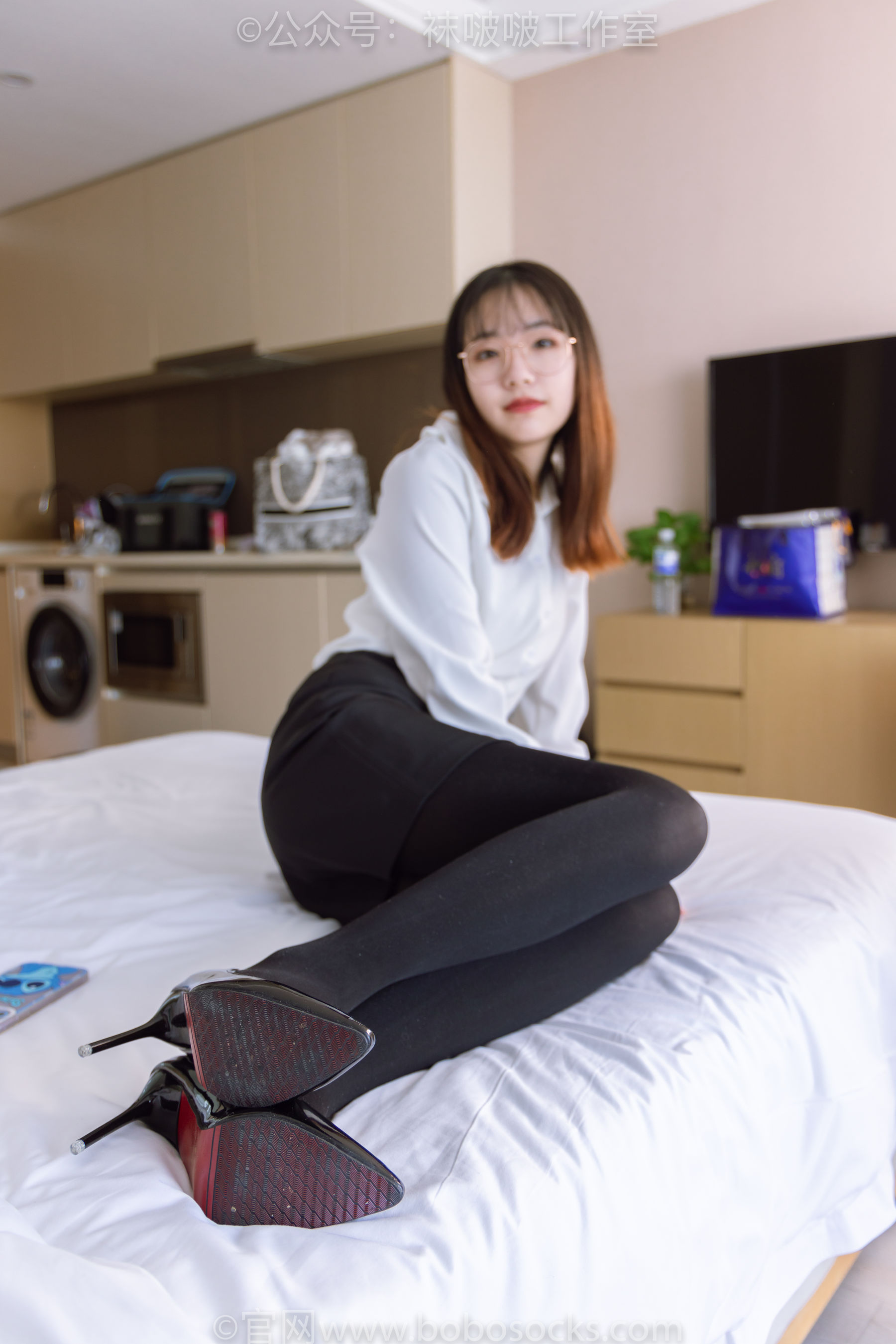 BoBoSocks袜啵啵 No.090 小甜豆-高跟鞋、厚黑丝