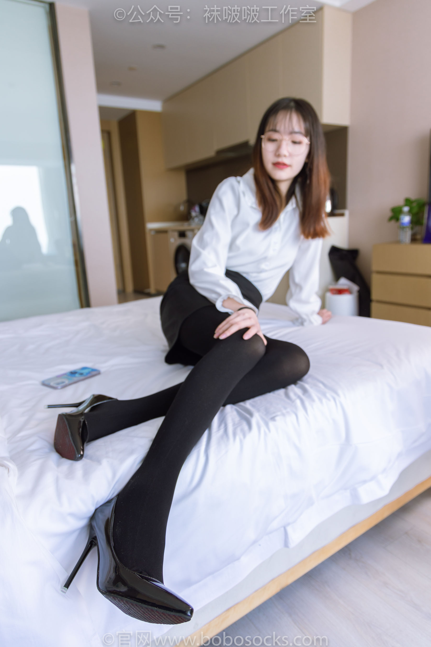 BoBoSocks袜啵啵 No.090 小甜豆-高跟鞋、厚黑丝