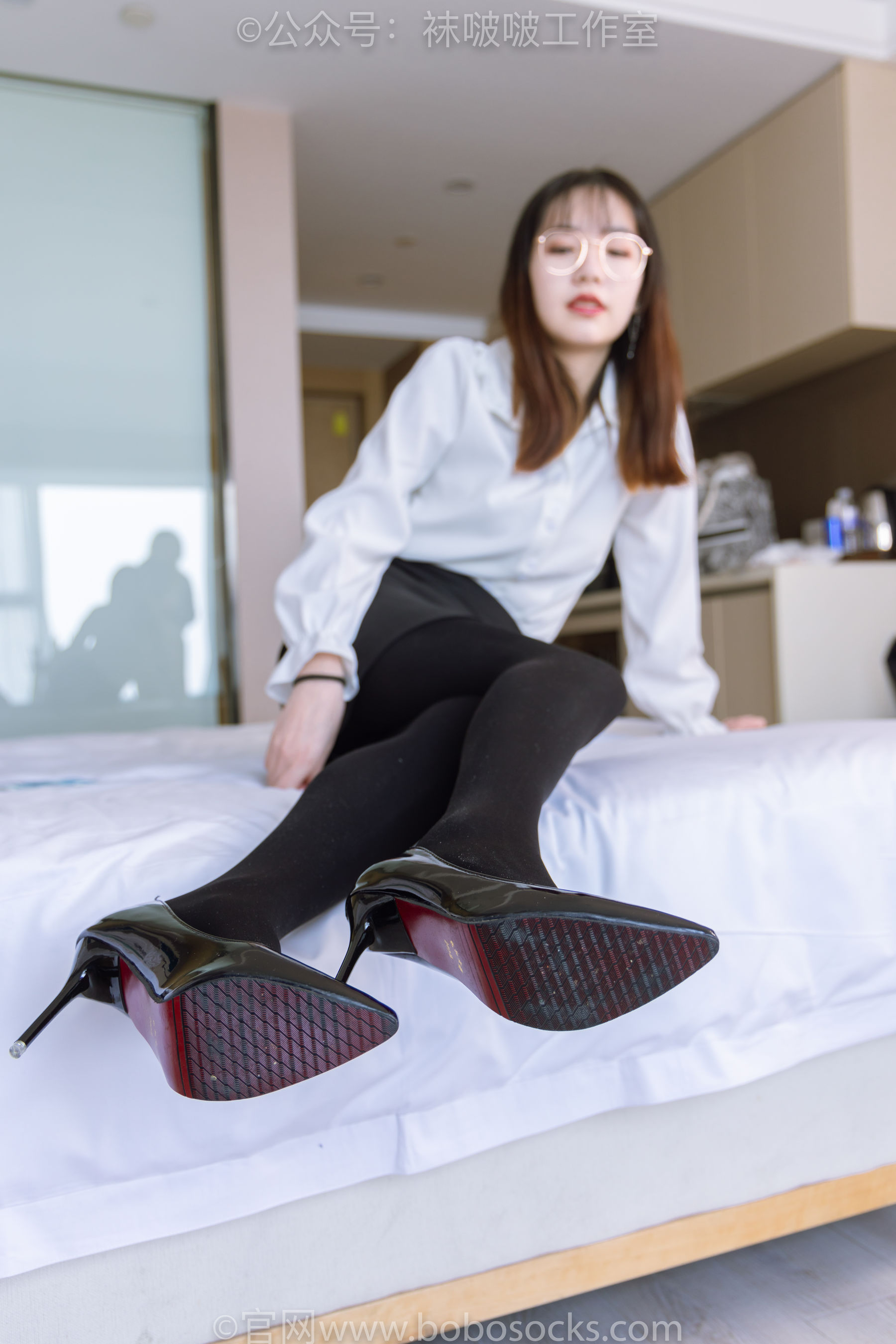 BoBoSocks袜啵啵 No.090 小甜豆-高跟鞋、厚黑丝