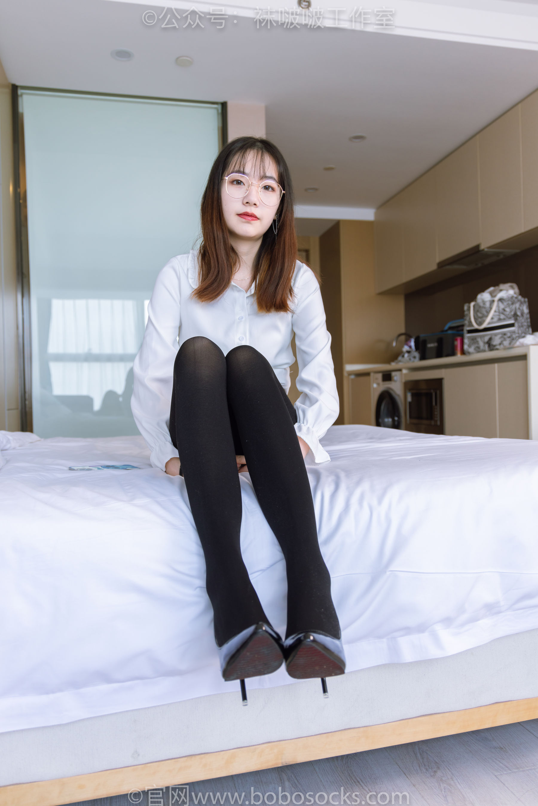 BoBoSocks袜啵啵 No.090 小甜豆-高跟鞋、厚黑丝
