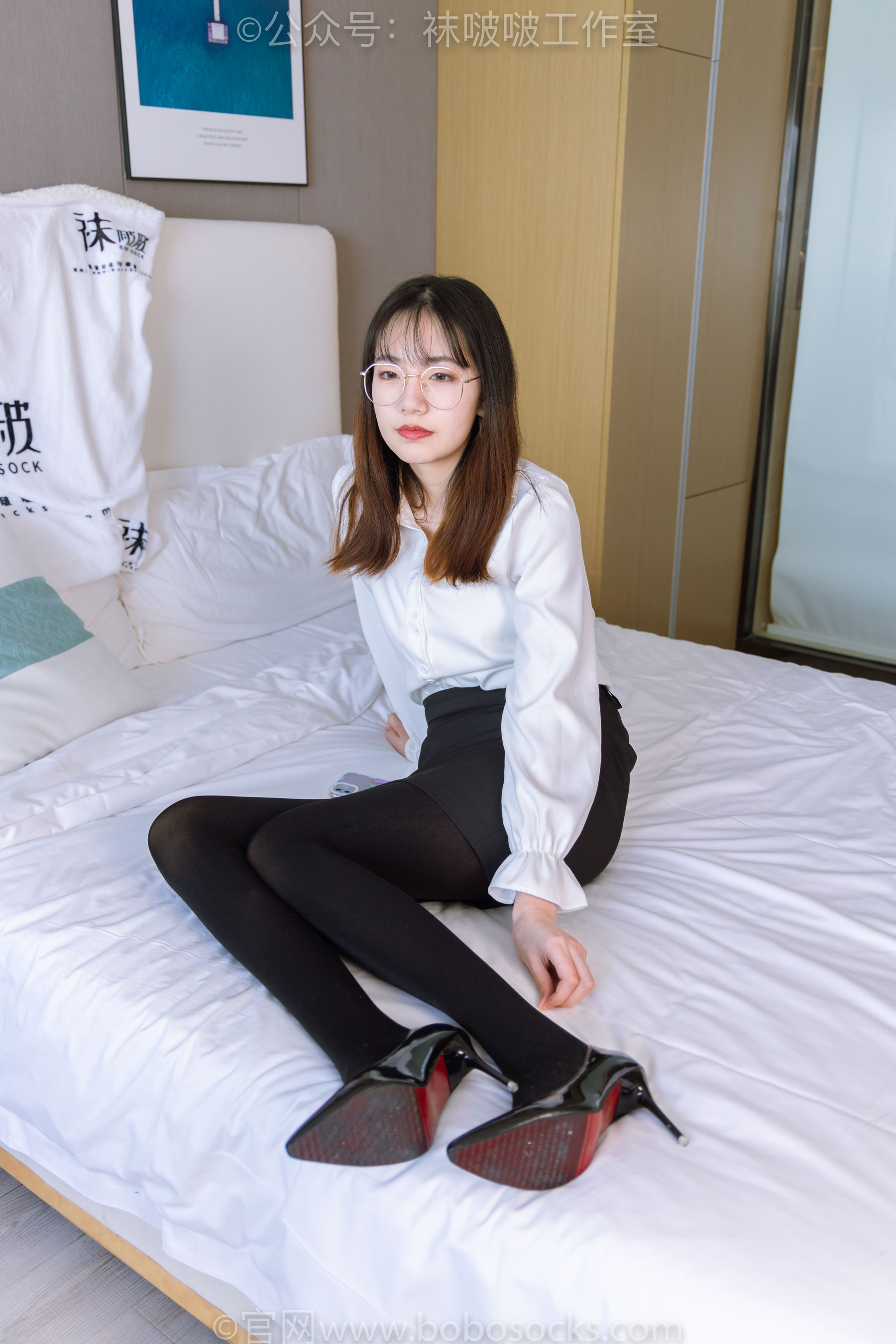 BoBoSocks袜啵啵 No.090 小甜豆-高跟鞋、厚黑丝