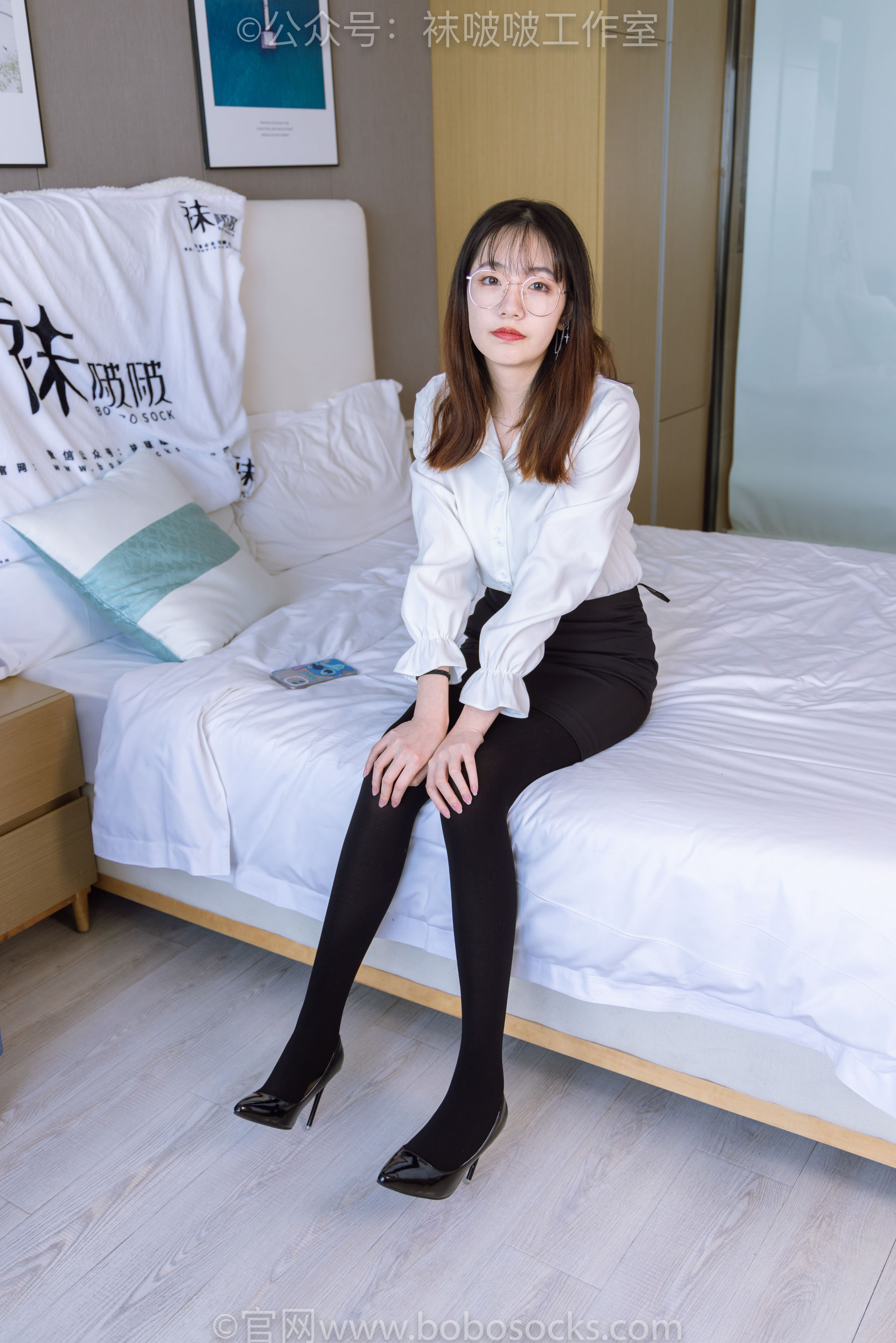 BoBoSocks袜啵啵 No.090 小甜豆-高跟鞋、厚黑丝
