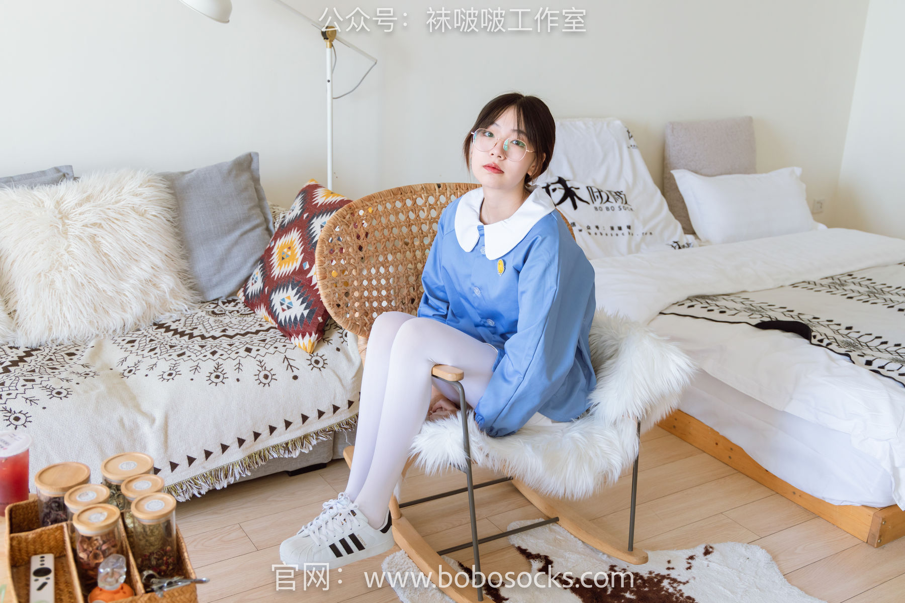 BoBoSocks袜啵啵 No.093 小甜豆-贝壳头、厚白丝