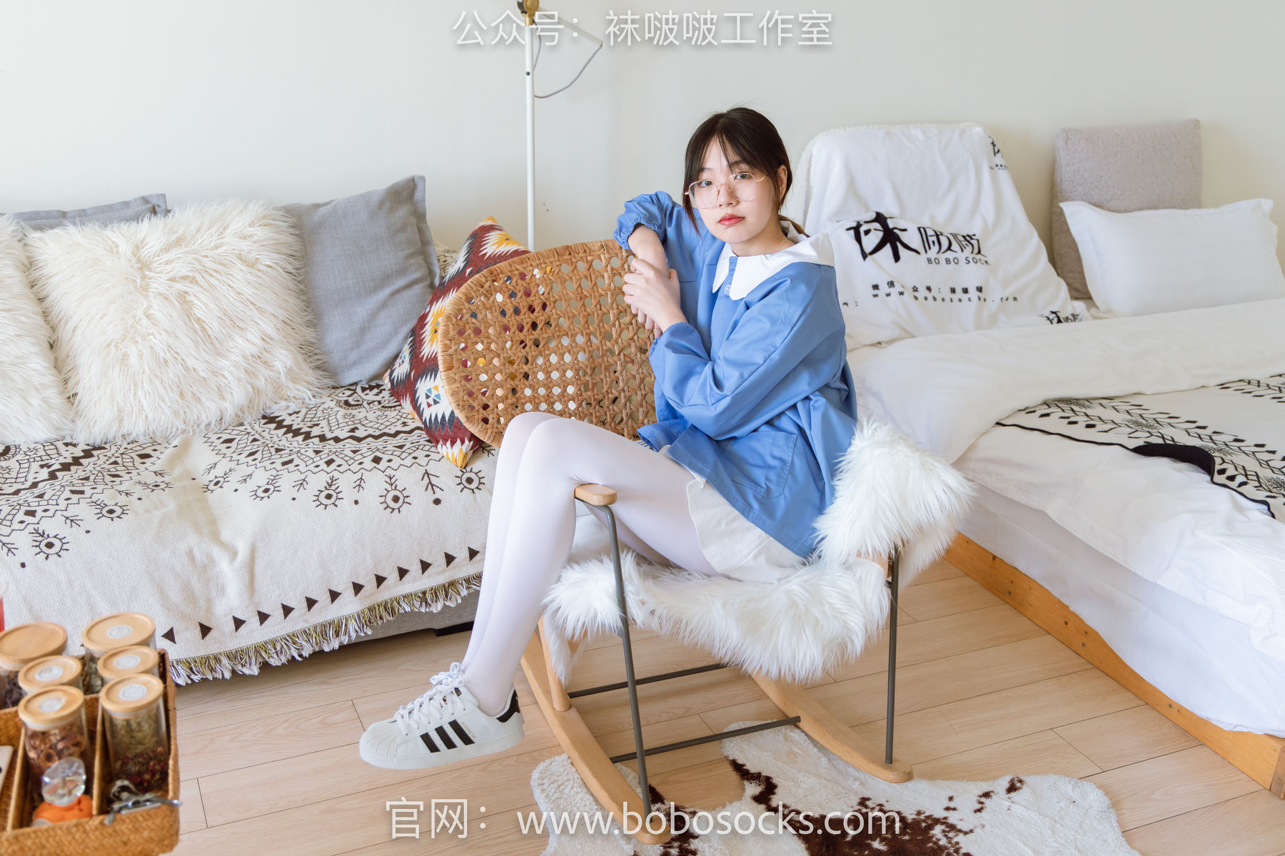 BoBoSocks袜啵啵 No.093 小甜豆-贝壳头、厚白丝