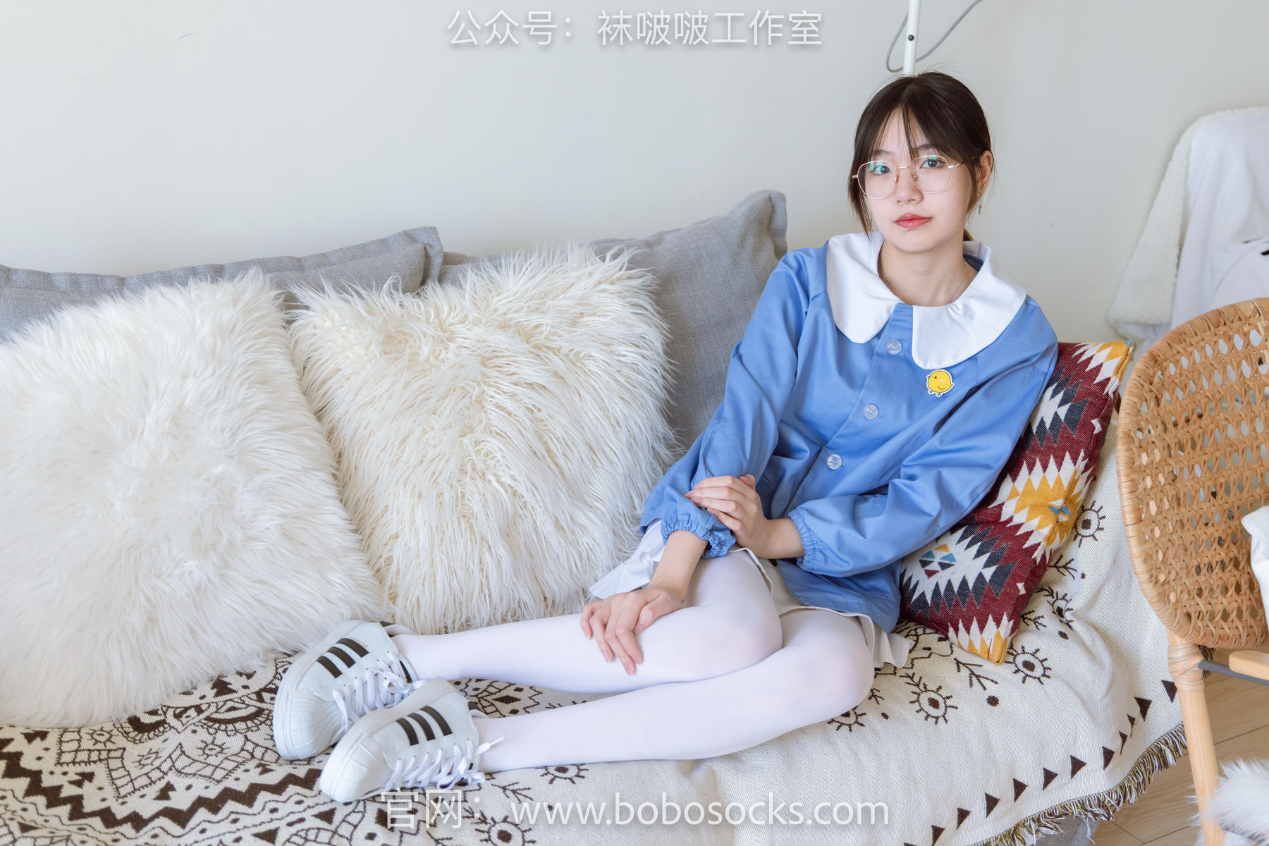 BoBoSocks袜啵啵 No.093 小甜豆-贝壳头、厚白丝