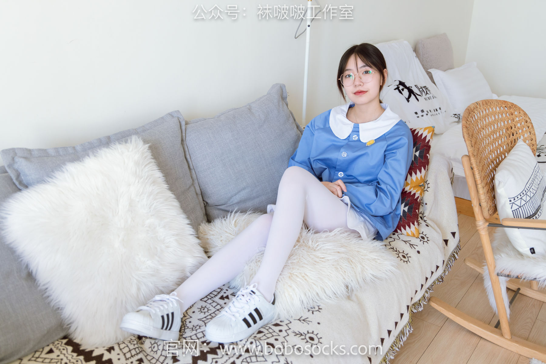 BoBoSocks袜啵啵 No.093 小甜豆-贝壳头、厚白丝