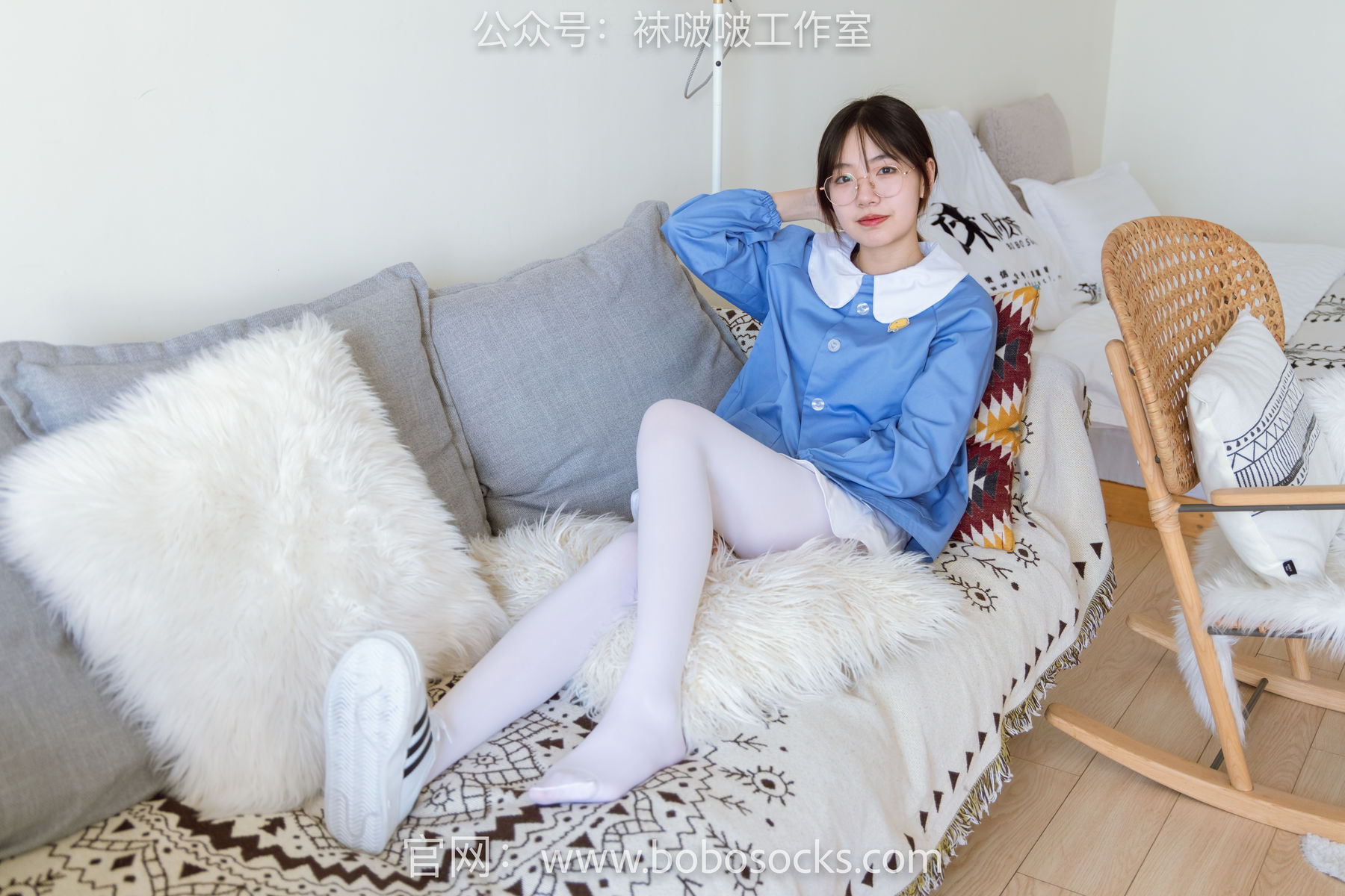 BoBoSocks袜啵啵 No.093 小甜豆-贝壳头、厚白丝