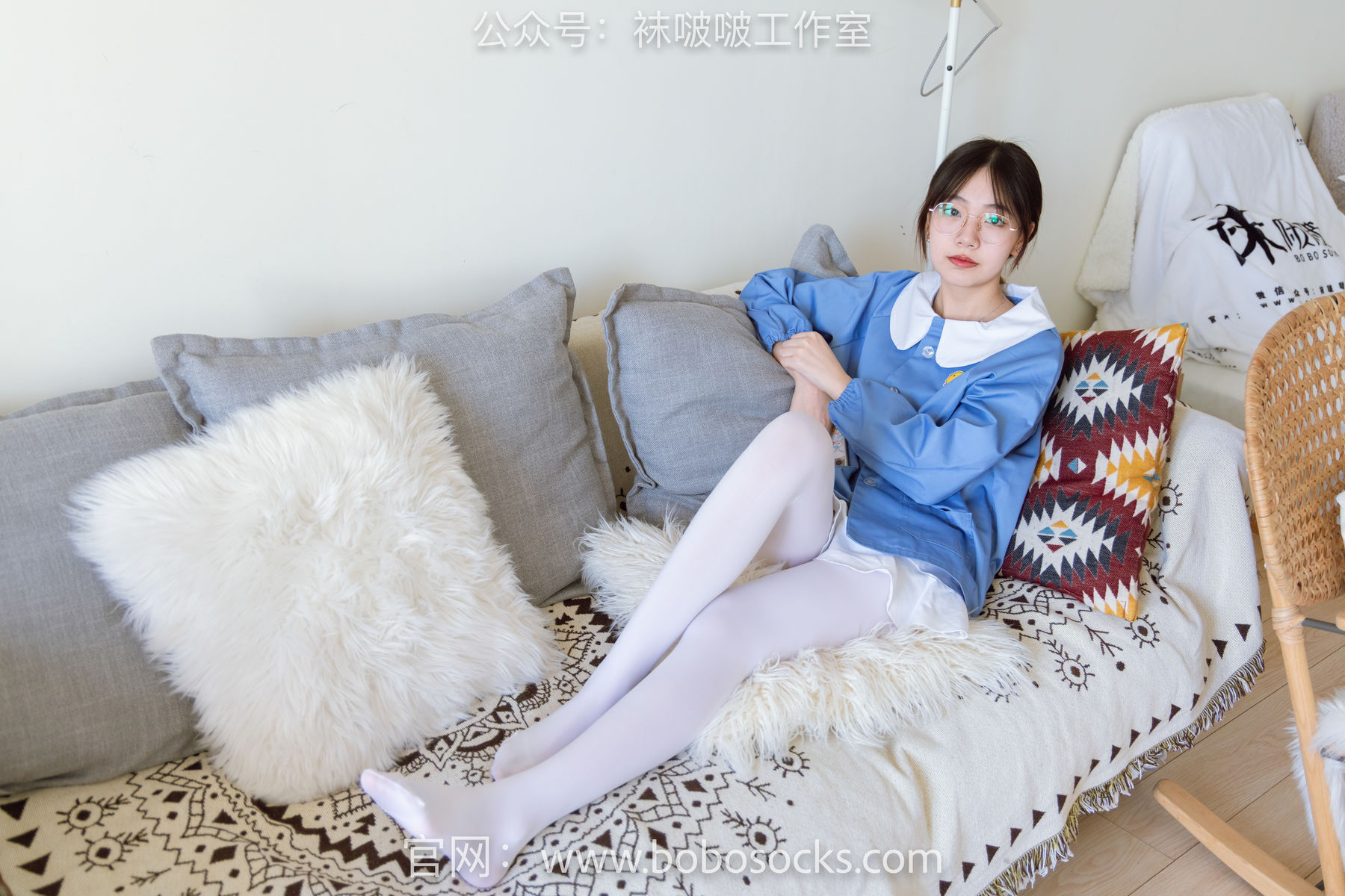BoBoSocks袜啵啵 No.093 小甜豆-贝壳头、厚白丝