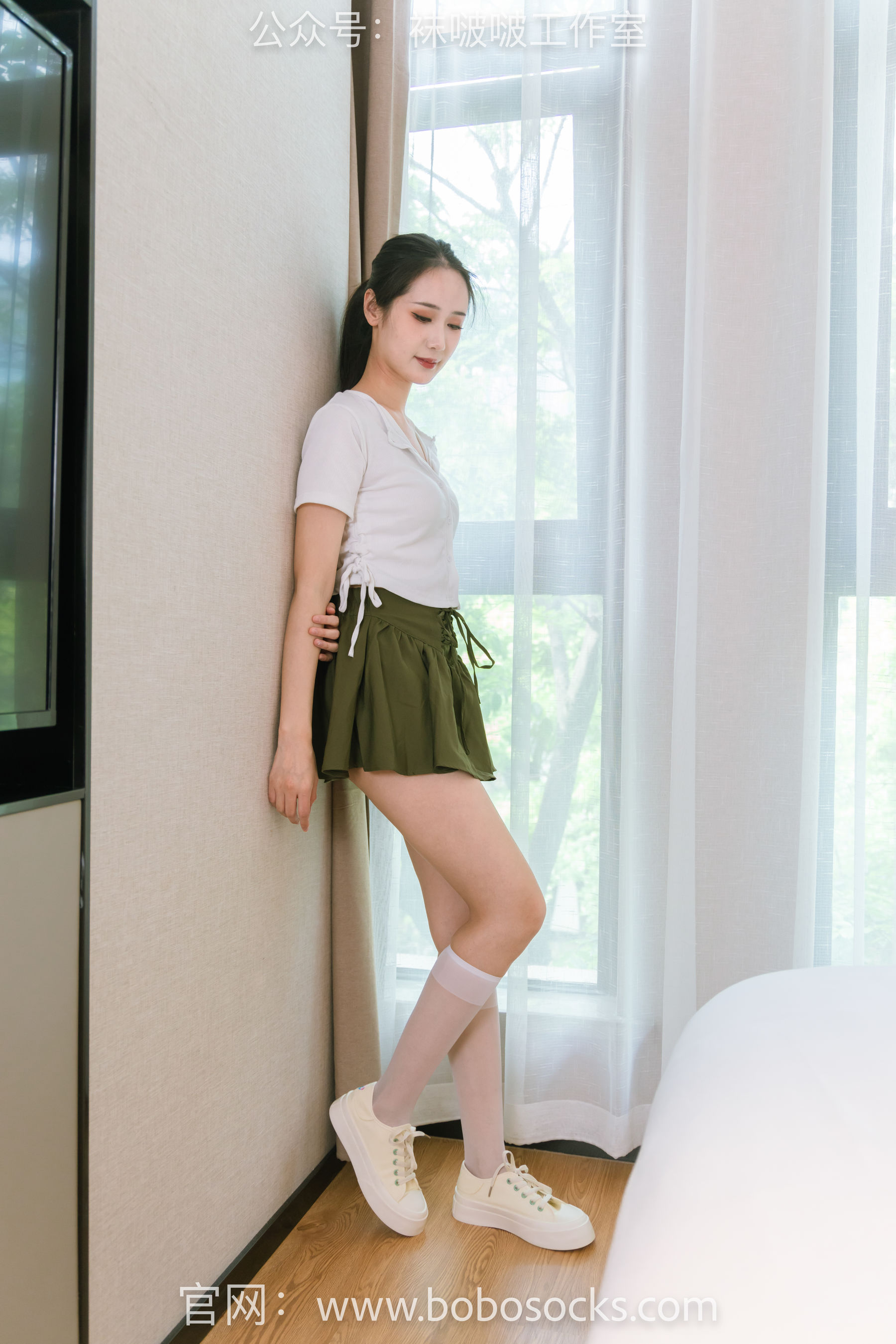 BoBoSocks袜啵啵 No.095 小安-板鞋、小腿丝袜