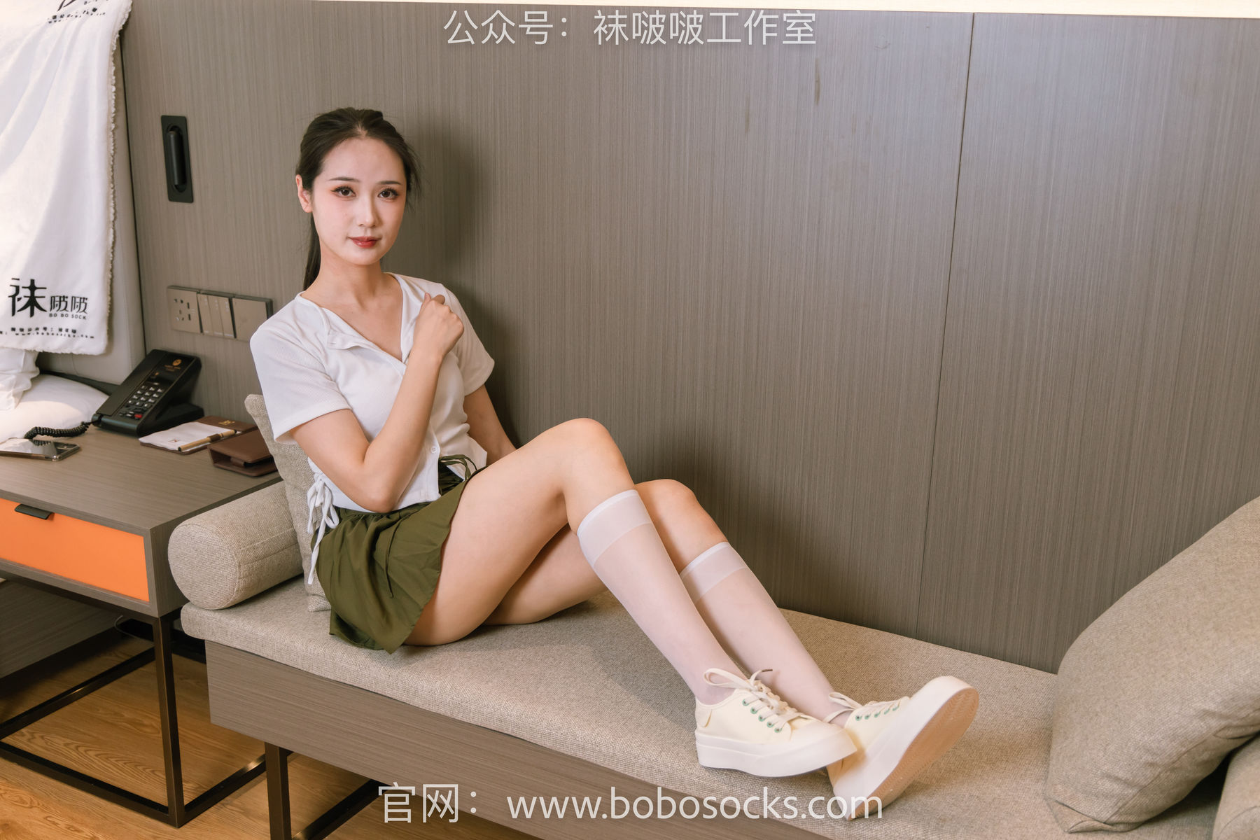 BoBoSocks袜啵啵 No.095 小安-板鞋、小腿丝袜