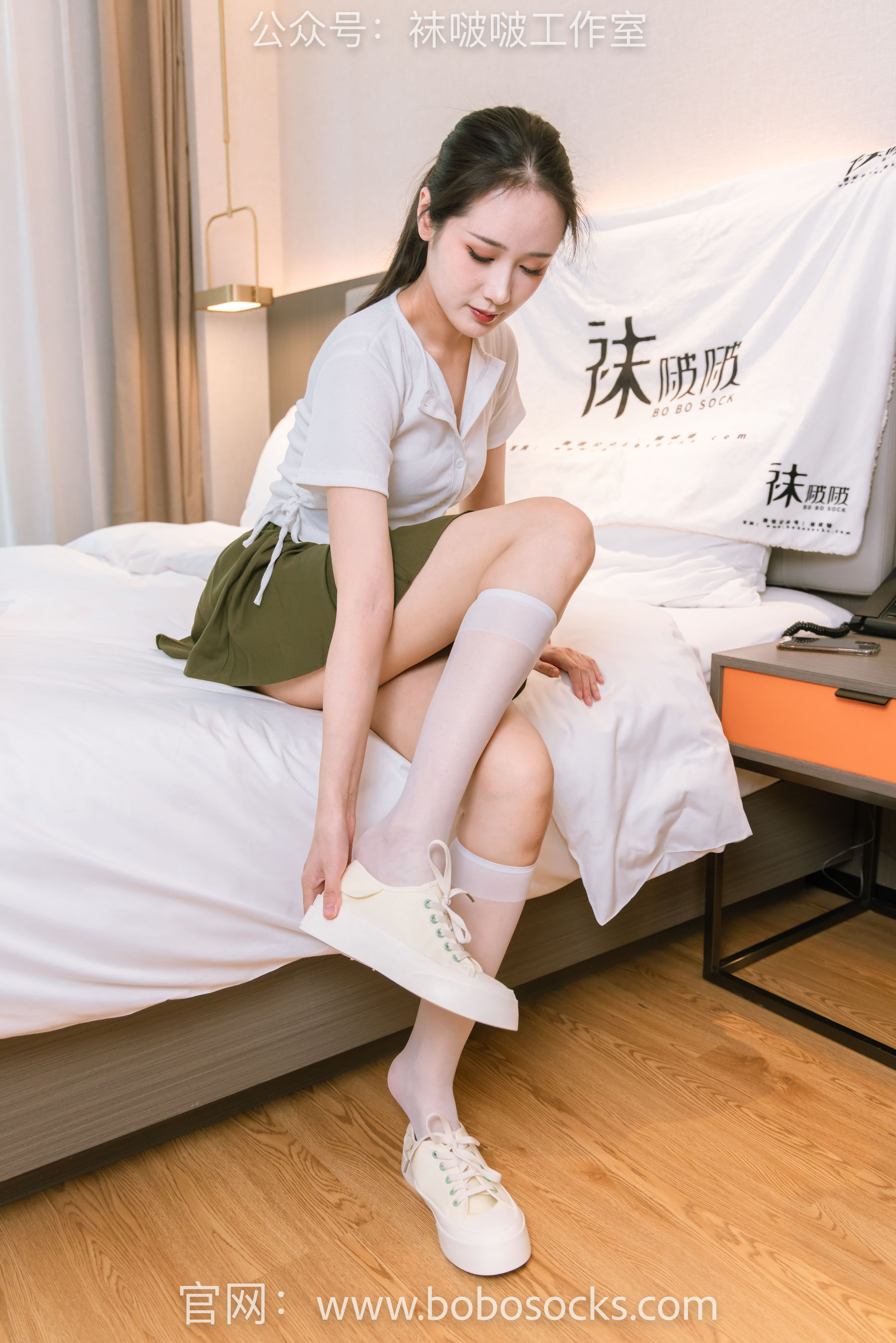 BoBoSocks袜啵啵 No.095 小安-板鞋、小腿丝袜
