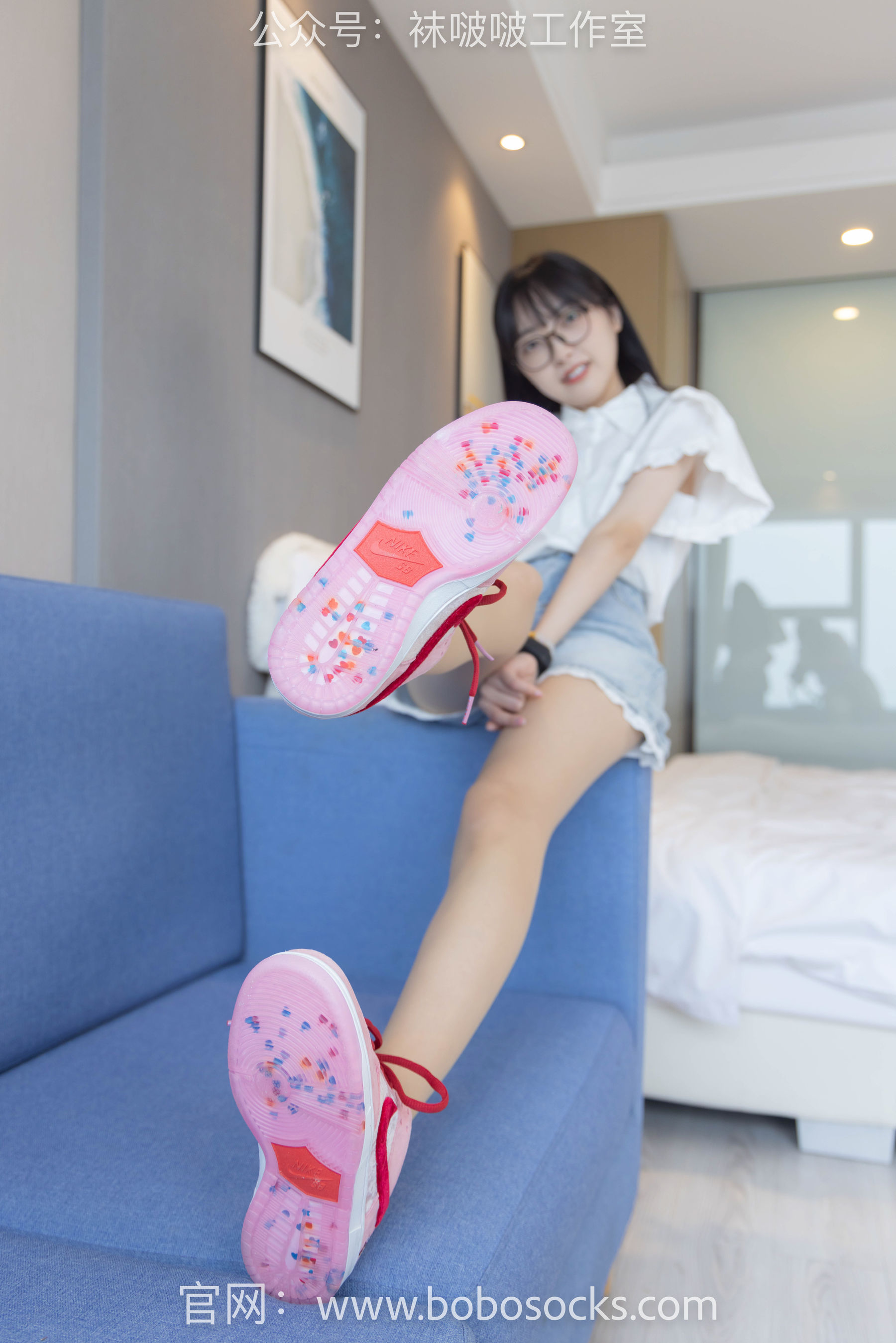 BoBoSocks袜啵啵 No.097 稚予-板鞋、玻璃丝短袜、肉丝