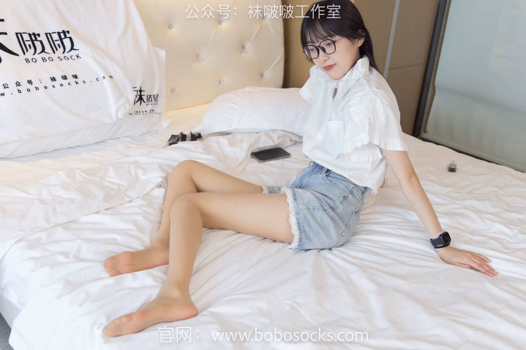 BoBoSocks袜啵啵 No.097 稚予-板鞋、玻璃丝短袜、肉丝