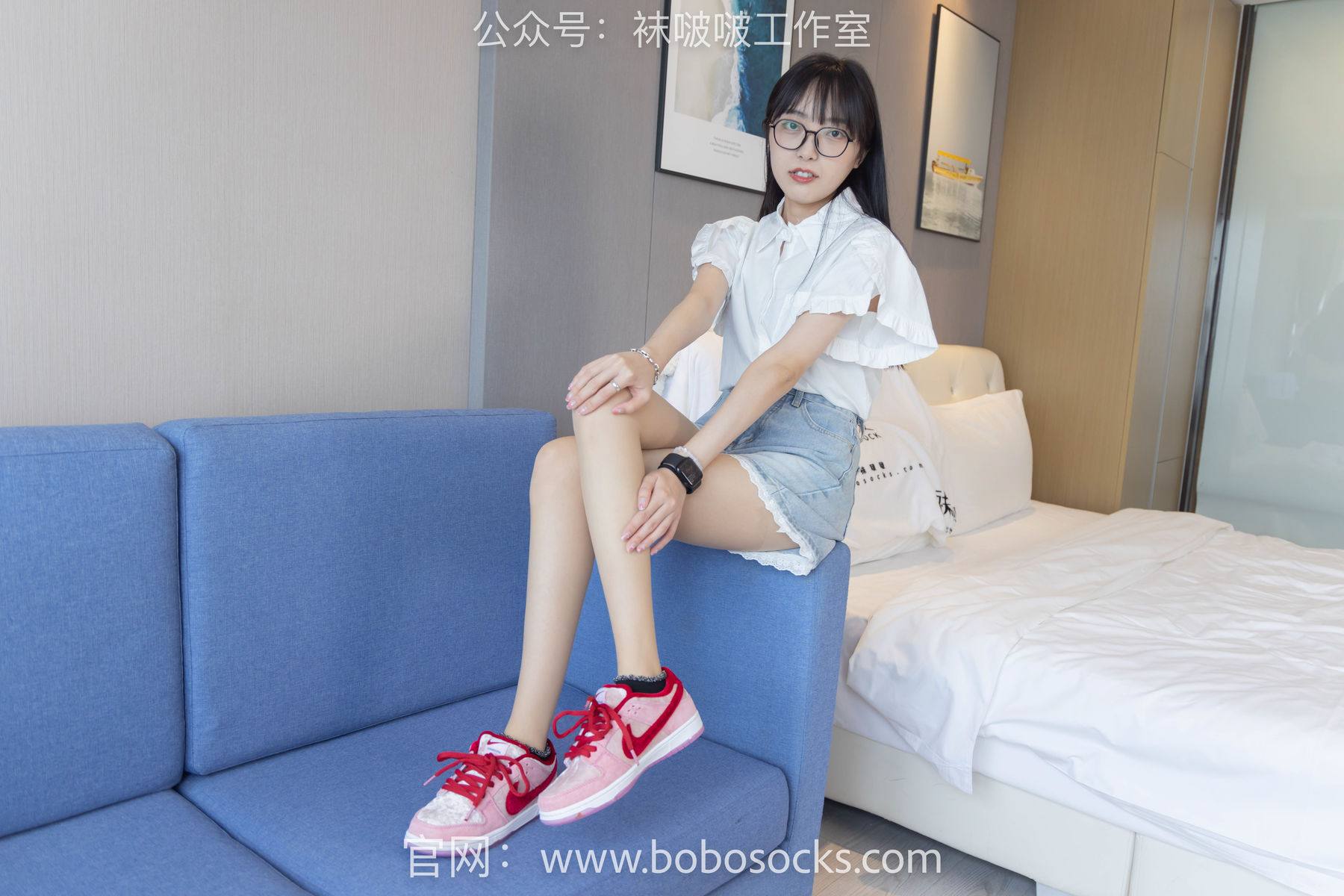 BoBoSocks袜啵啵 No.097 稚予-板鞋、玻璃丝短袜、肉丝