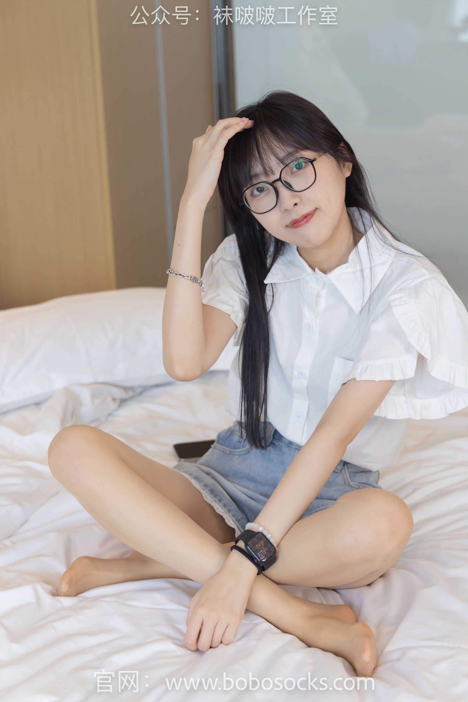 BoBoSocks袜啵啵 No.097 稚予-板鞋、玻璃丝短袜、肉丝