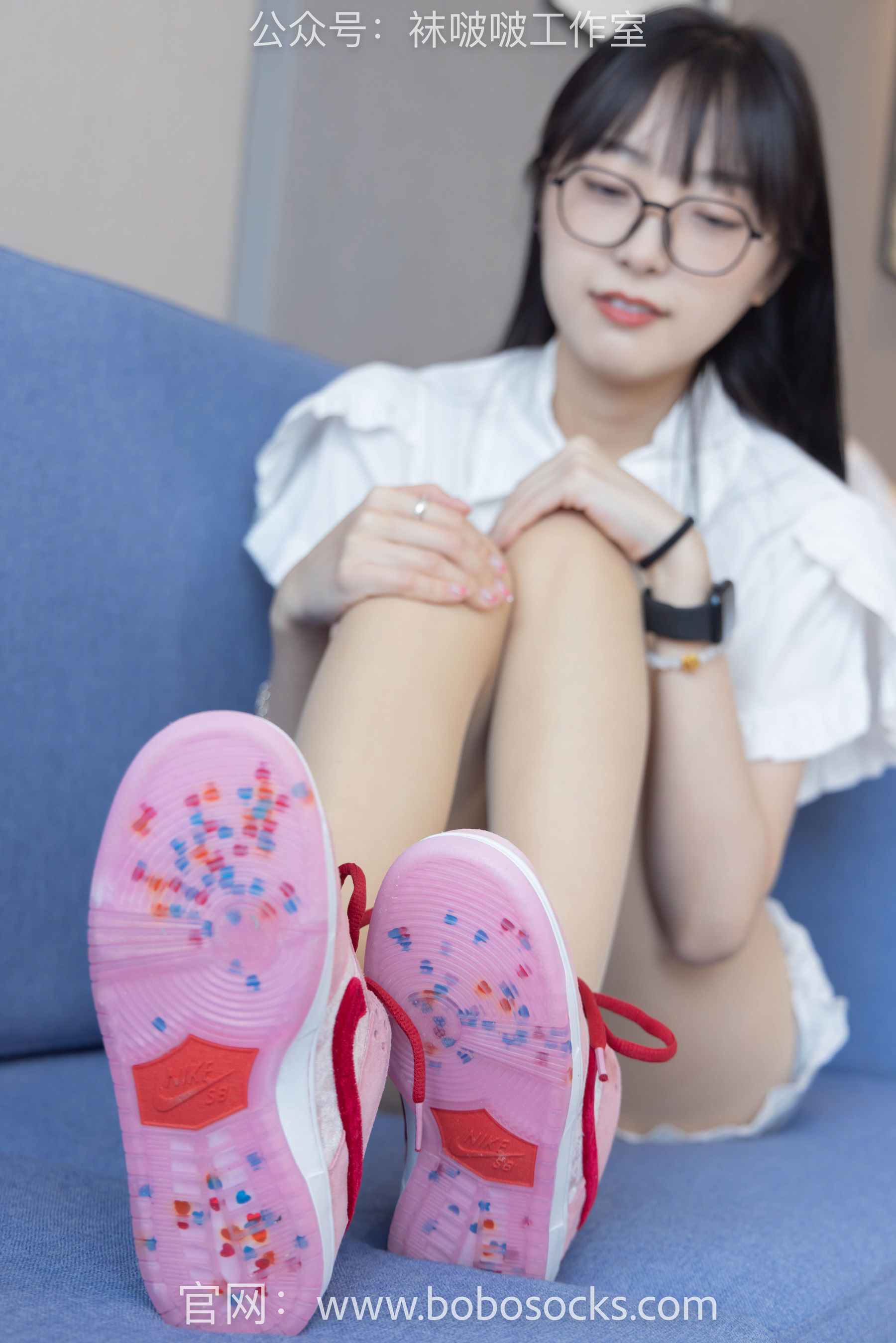 BoBoSocks袜啵啵 No.097 稚予-板鞋、玻璃丝短袜、肉丝