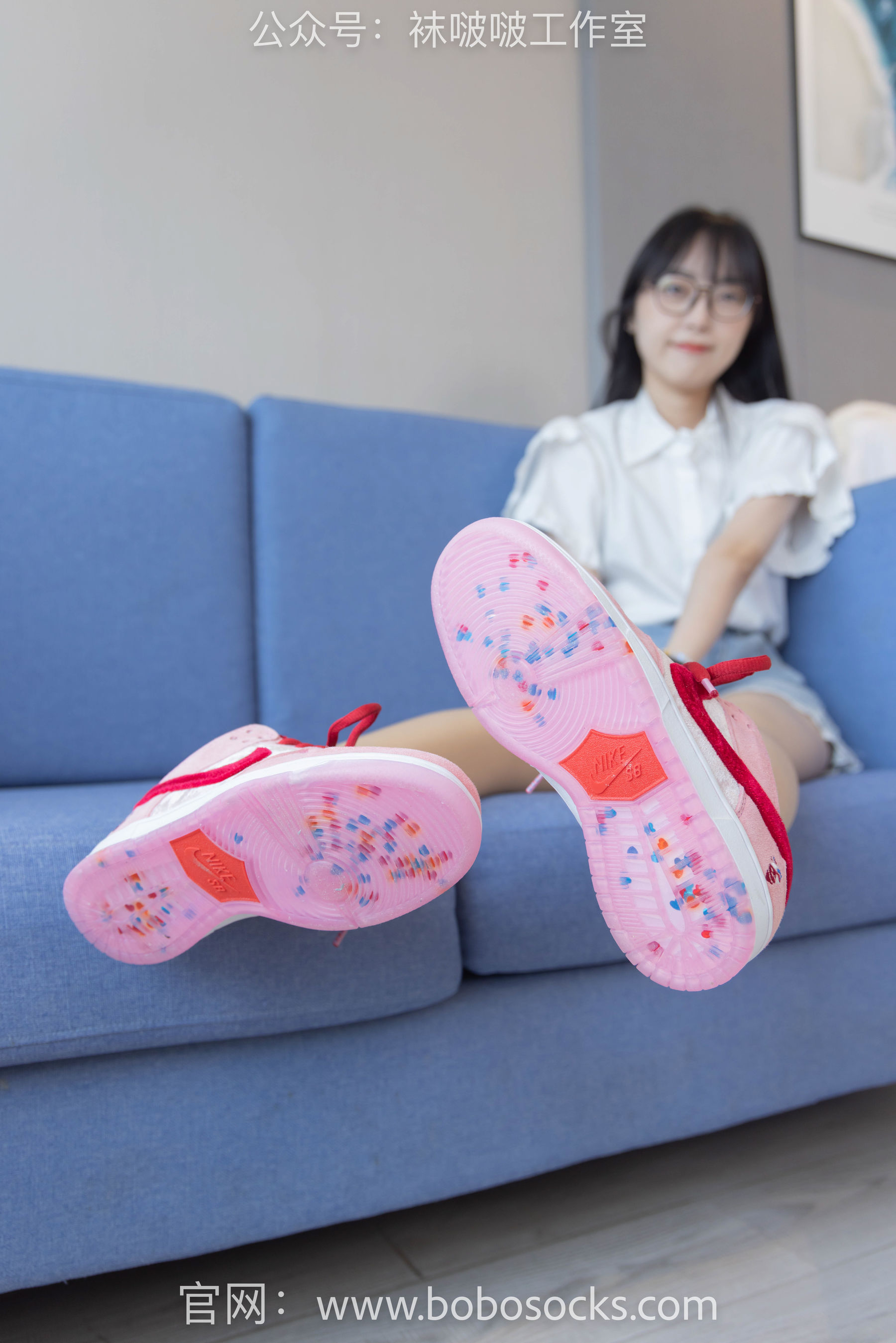 BoBoSocks袜啵啵 No.097 稚予-板鞋、玻璃丝短袜、肉丝