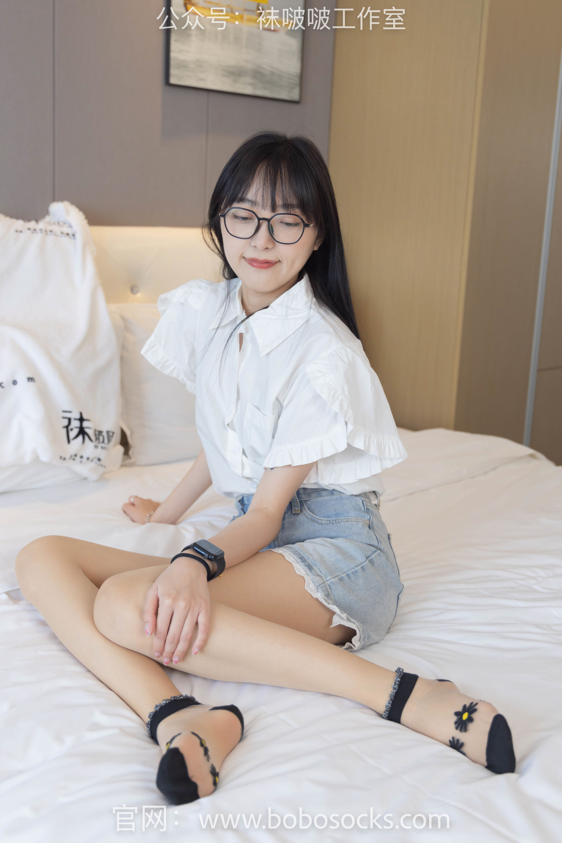 BoBoSocks袜啵啵 No.097 稚予-板鞋、玻璃丝短袜、肉丝