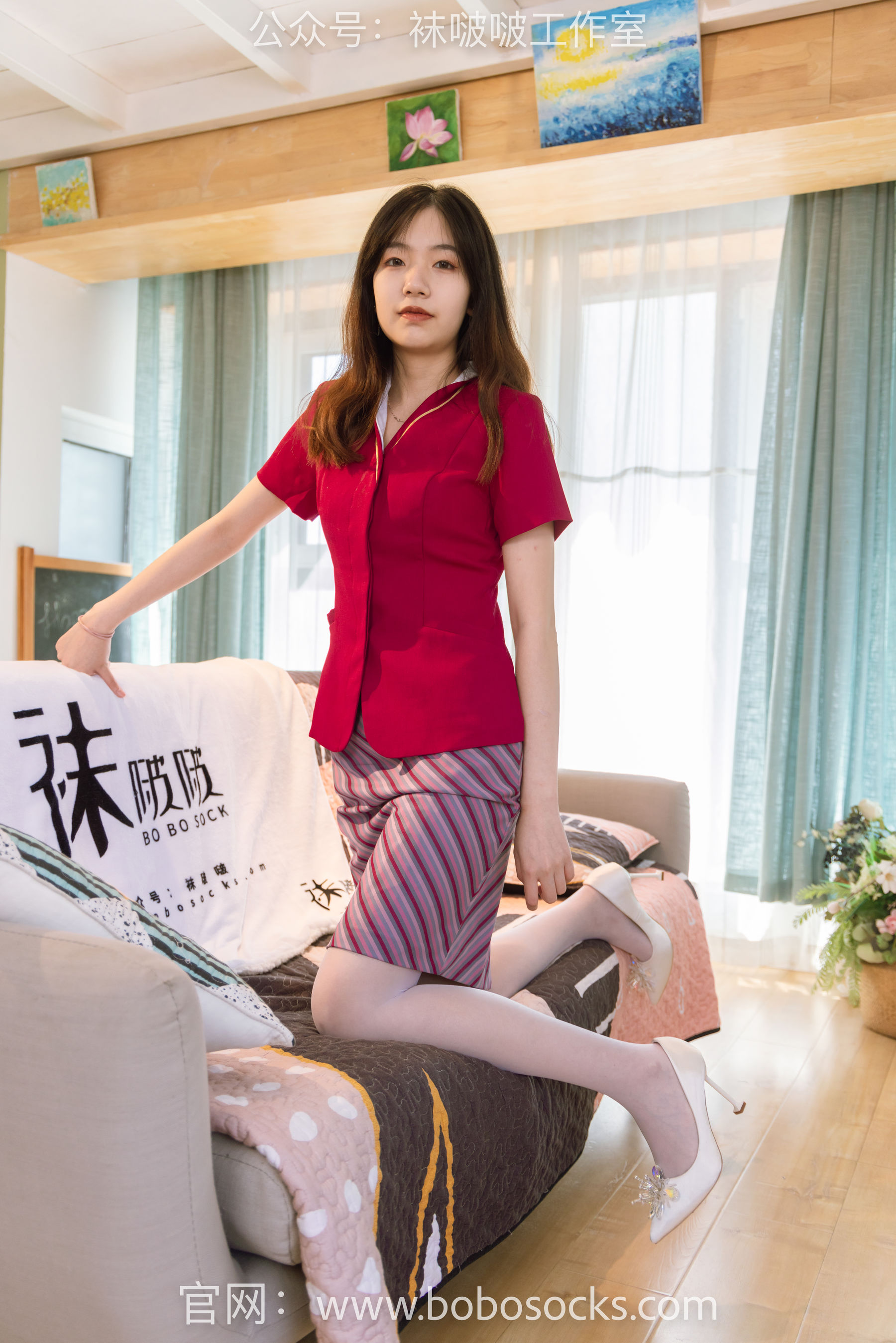 BoBoSocks袜啵啵 No.099 小甜豆-高跟鞋、黑丝、白丝